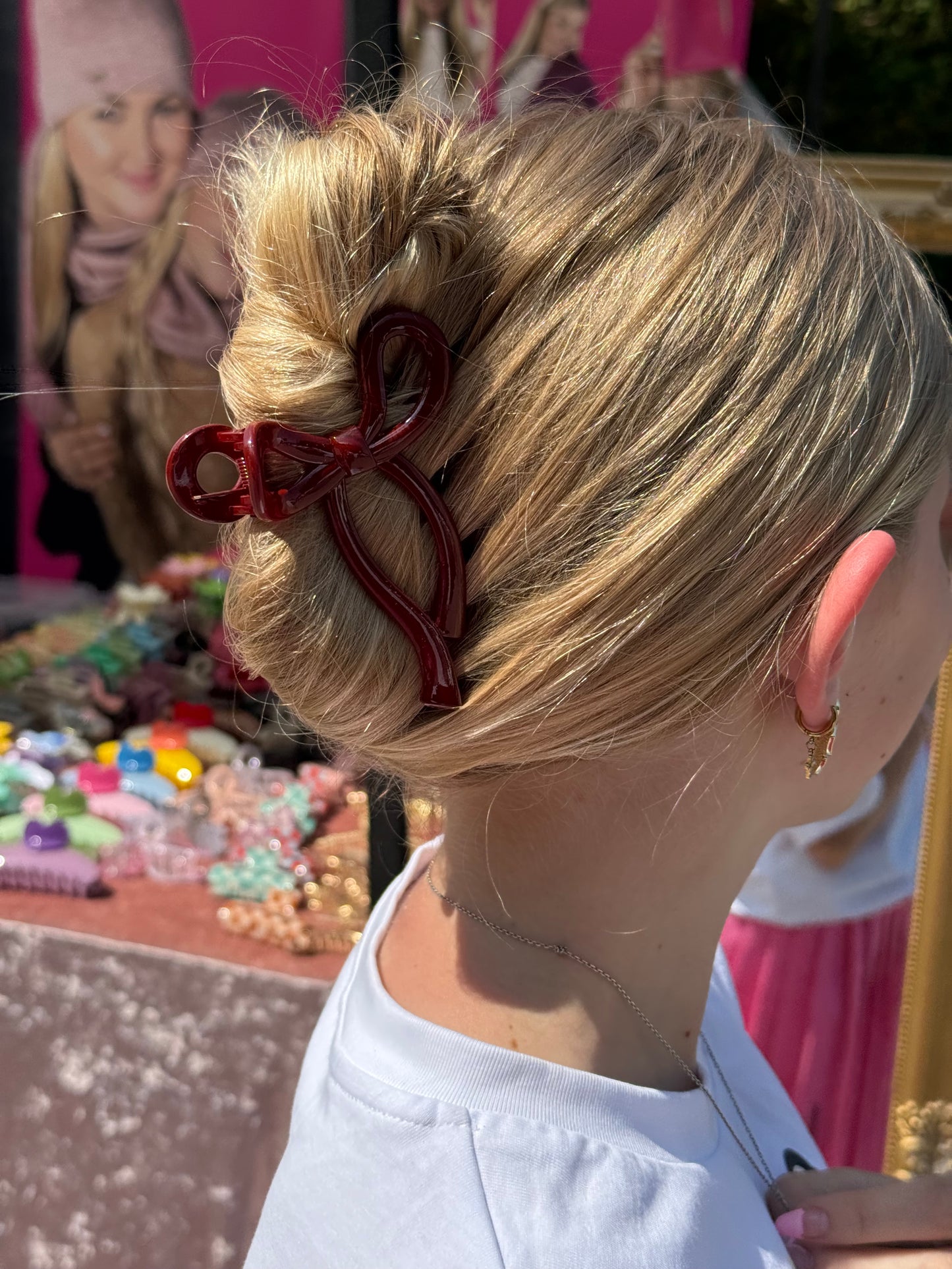 Bordo kaspinas kapkap segtukas