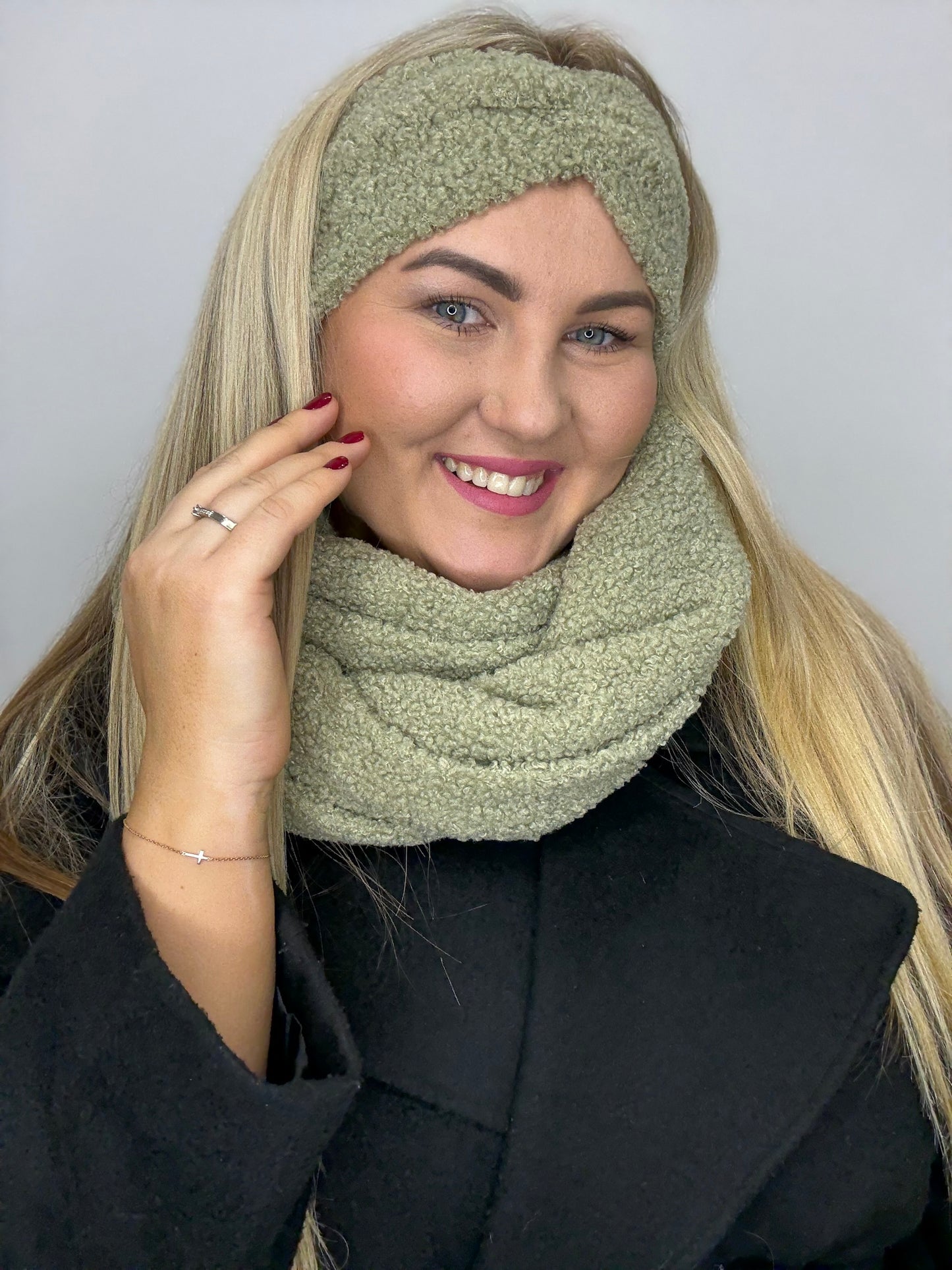 Pistacijų Teddy 🧸 šalikas