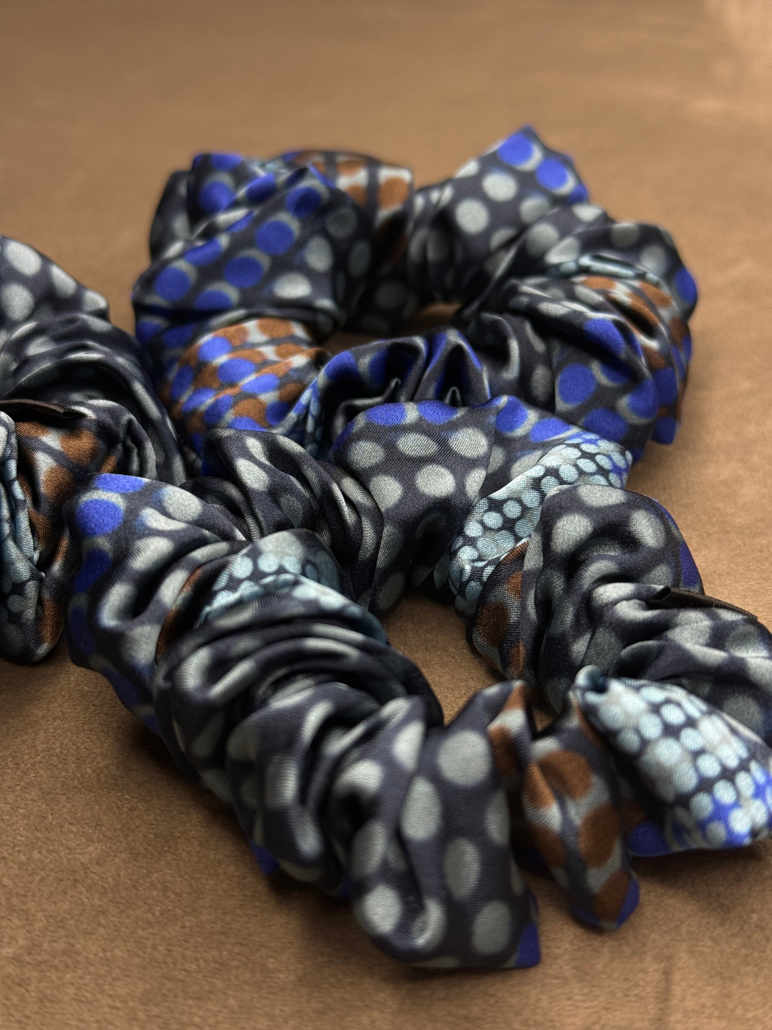 Pierre Cardin kolekcinio 100% natūralaus šilko gumelė |BLUE