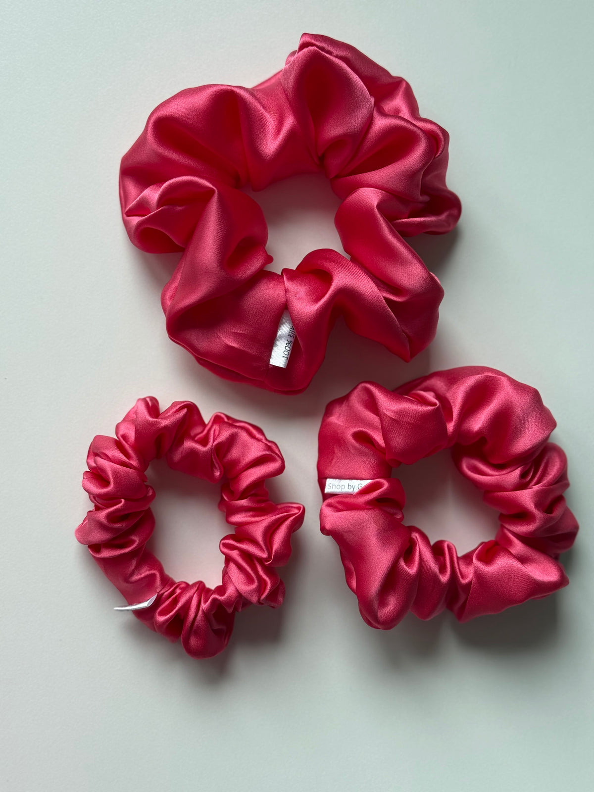 Pink Crush natūralaus Itališko mulberry šilko gumelė