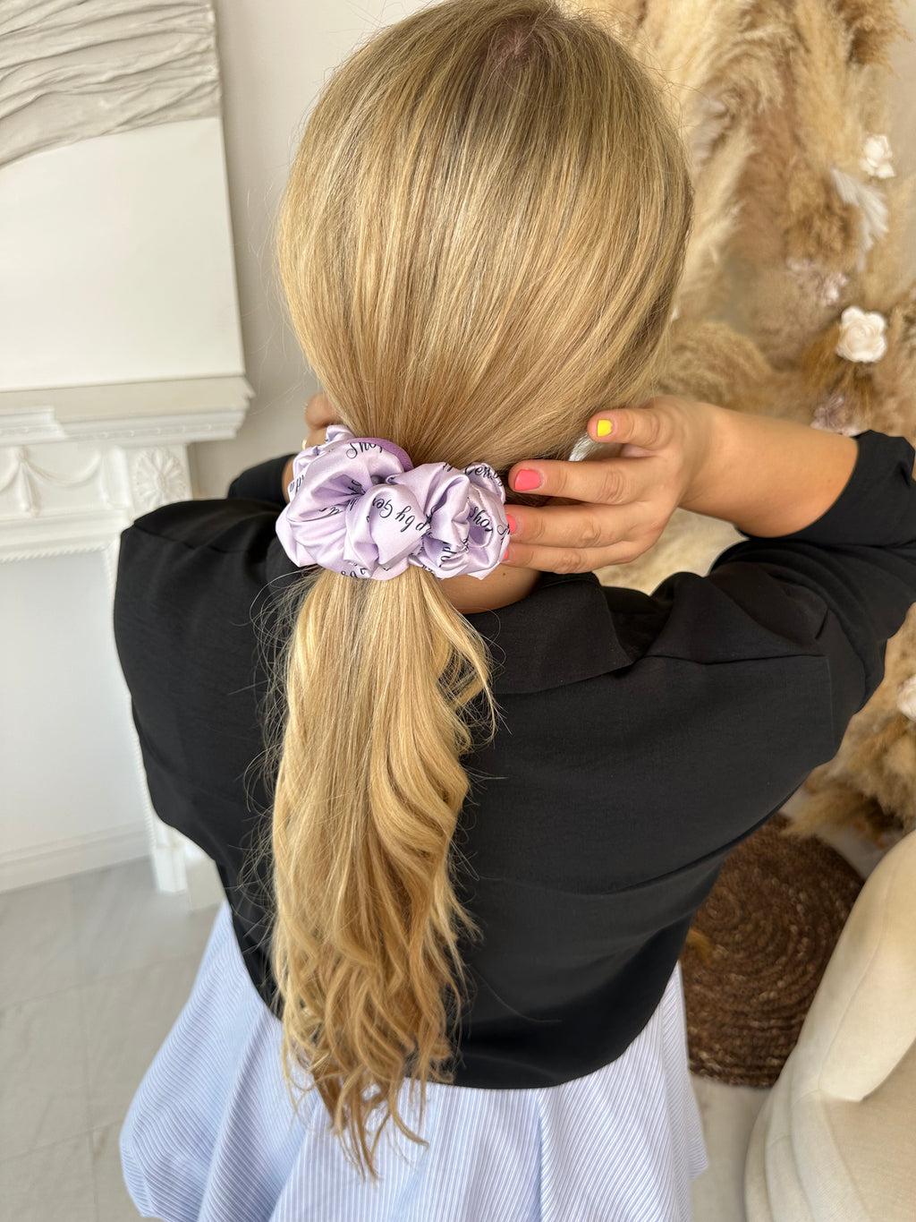 Alyvinė Shop by Gerda audinio gumelė su kišenėle! 💜