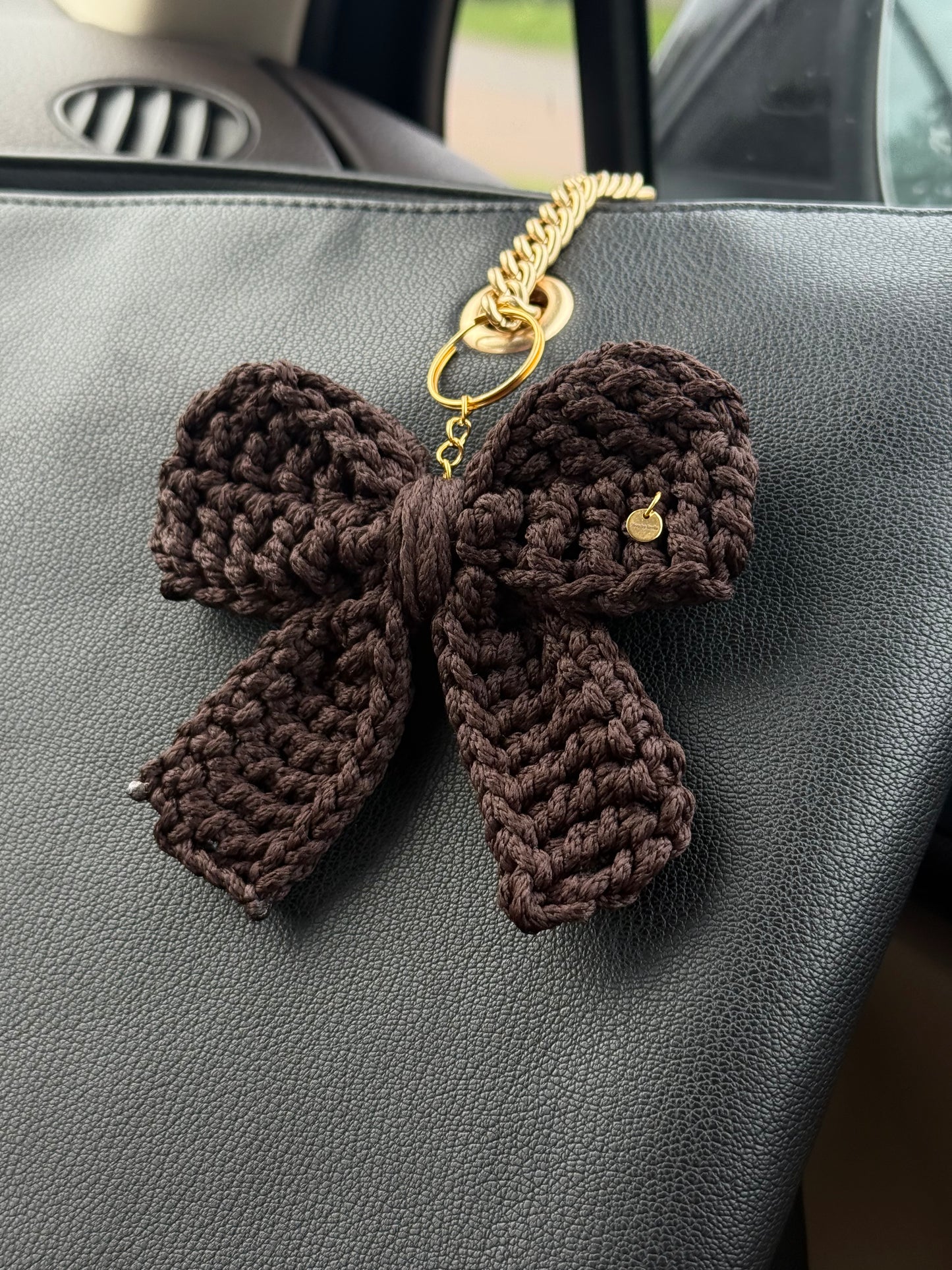 Šokoladinis kaspinas - raktų pakabukas