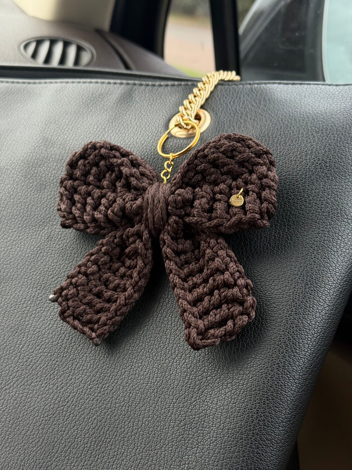 Šokoladinis kaspinas - raktų pakabukas