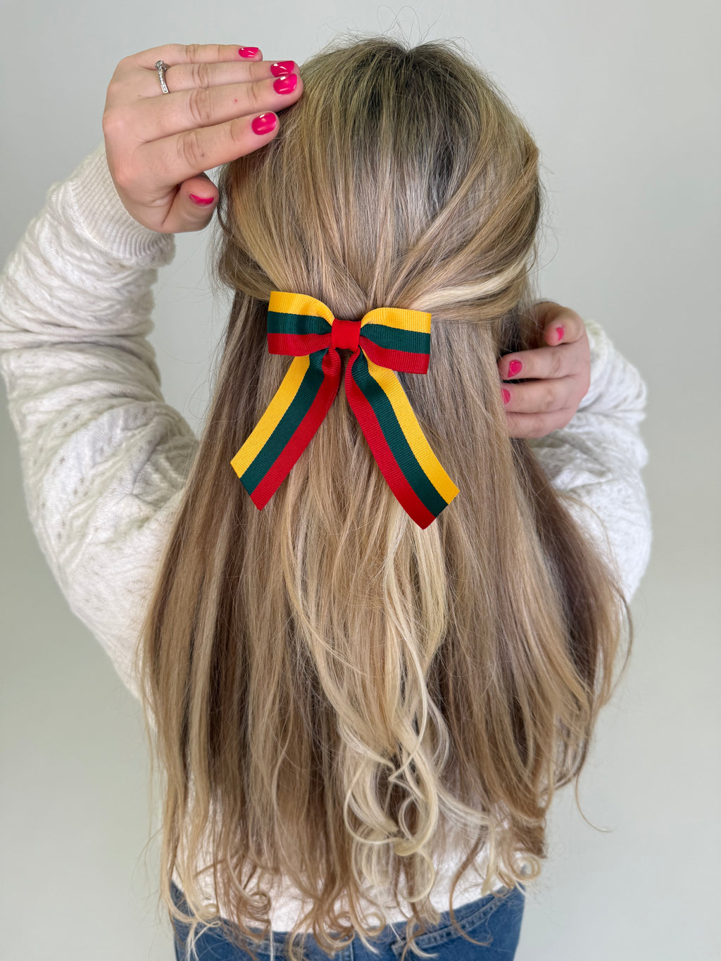 Lietuvos vėliavos spalvų kaspinukas 🇱🇹