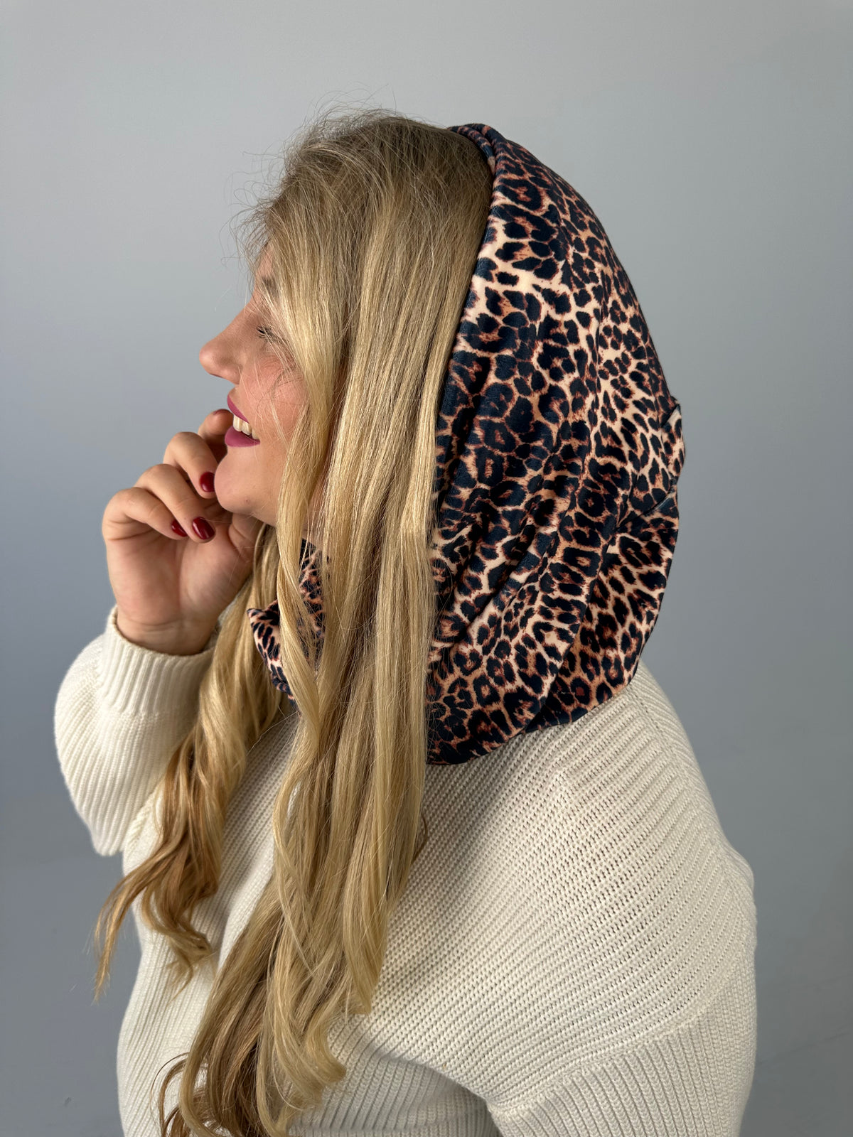 Leopardo veliūro šalikas 🐆