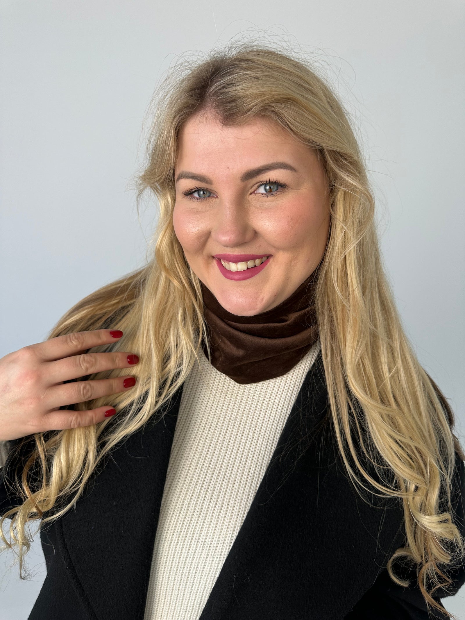 Šokoladinė veliūro mova