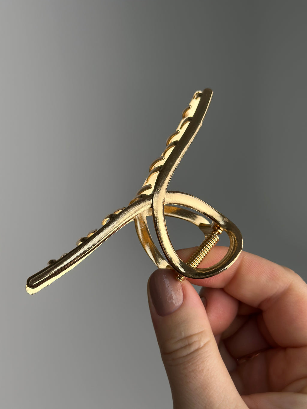 Auksinė metalinė kilpa KapKap 11cm