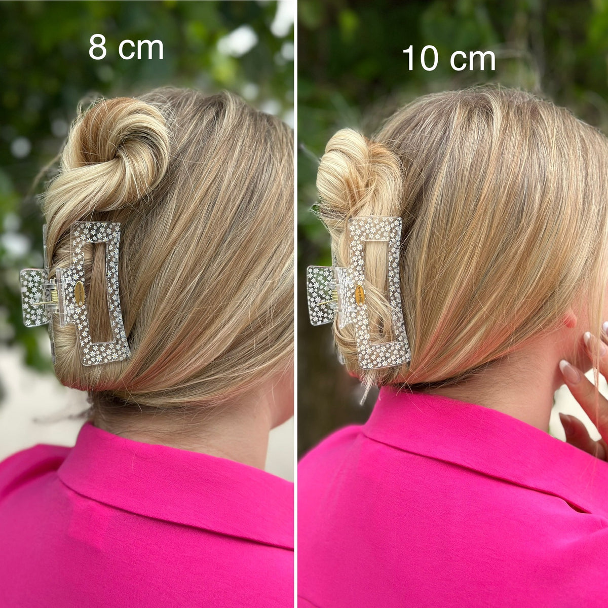 Skaidrus KapKap su ramunėlėmis 8,5cm