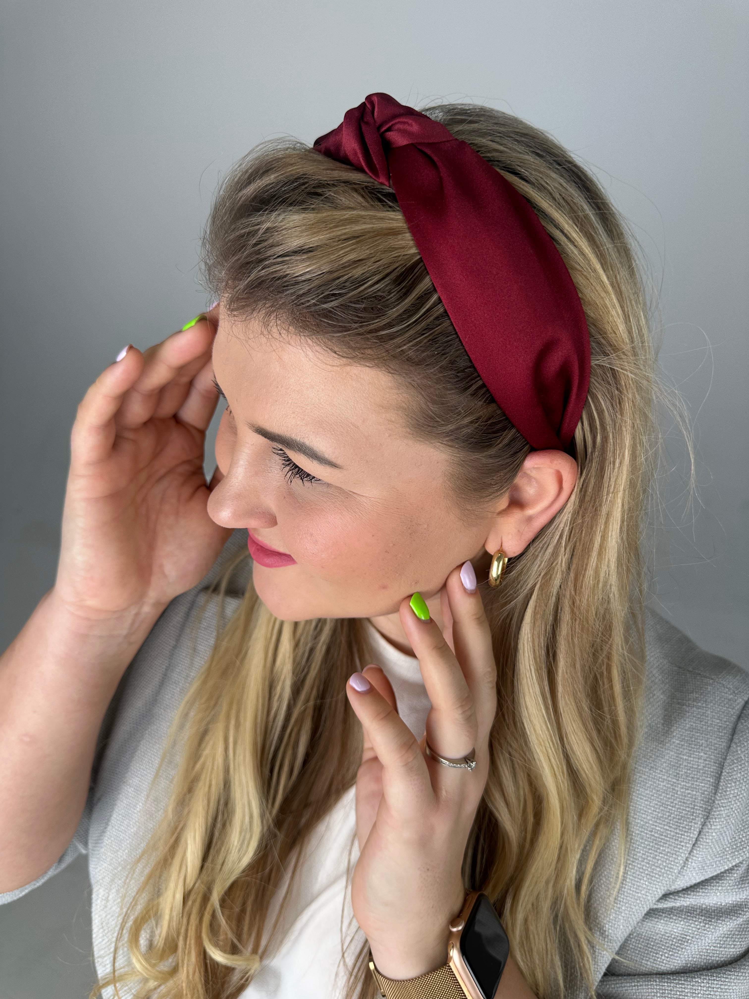 Bordo su blizgesiu mazgelis 3cm