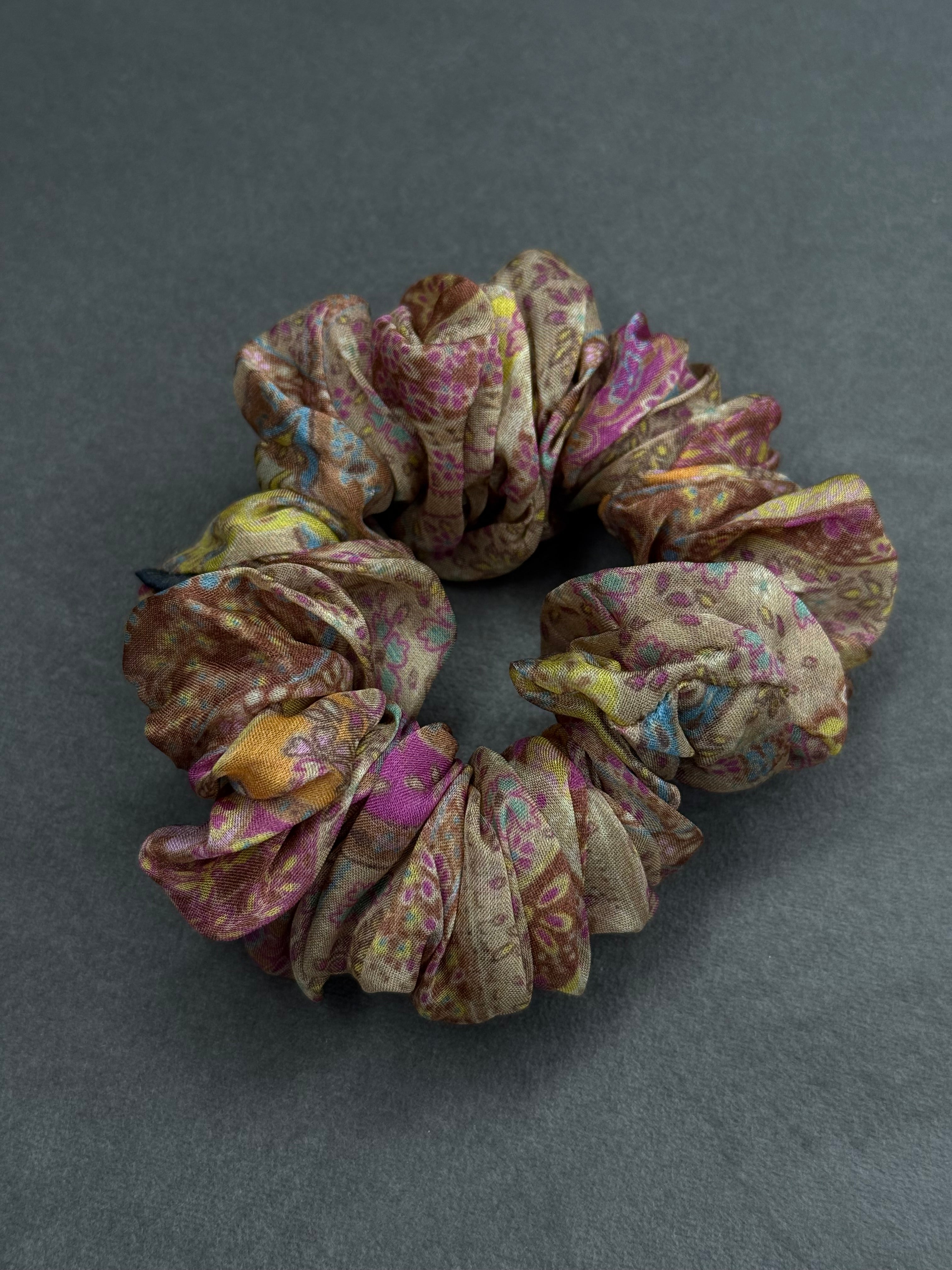 Natūralaus 100% natūralaus Itališko šilko organzos gumelė MARMUR