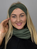 Merino vilnos chaki galvajuostė 💚