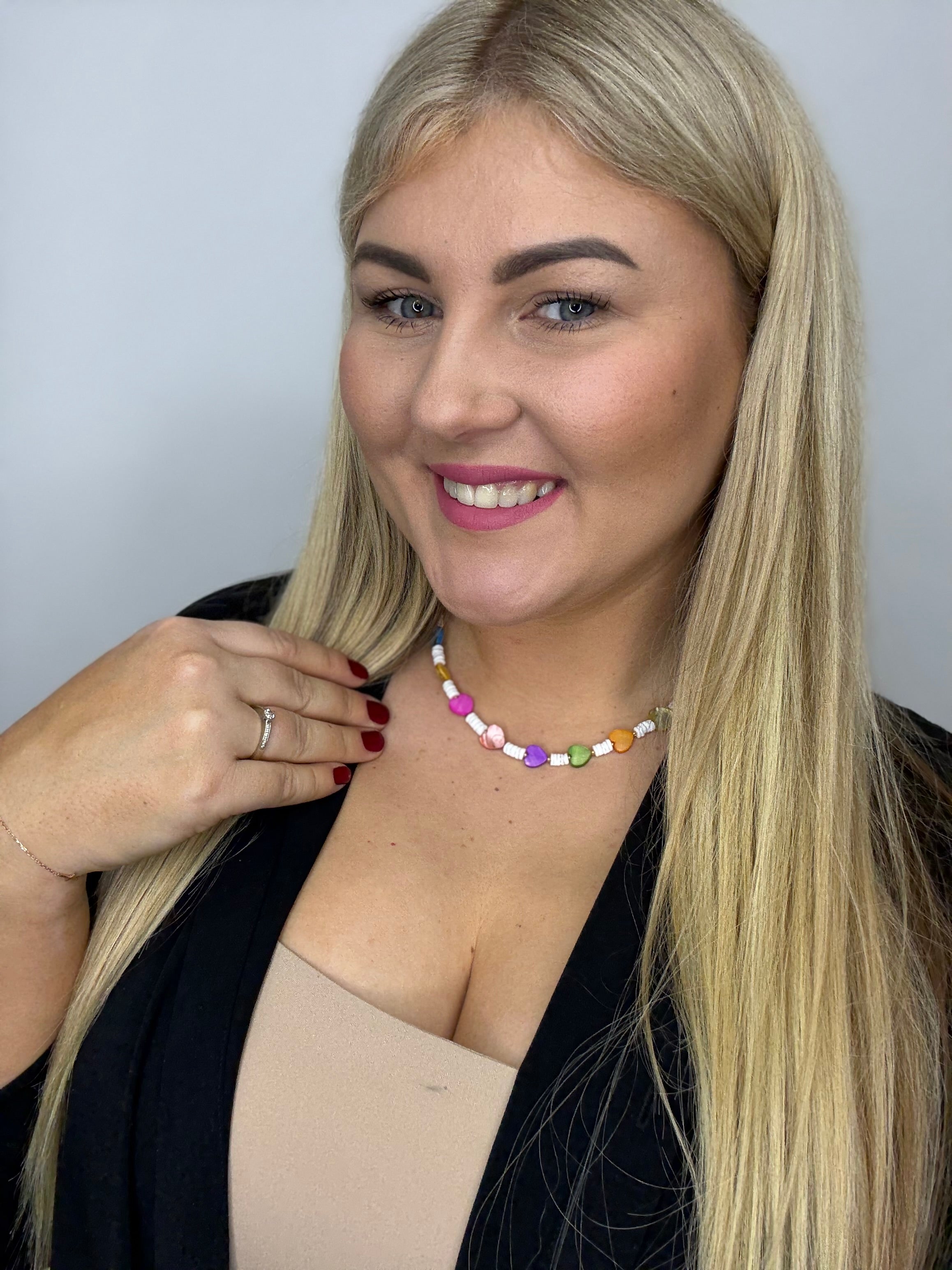 Natūralių kriauklyčių vėrinys 💜❤️💚🩷