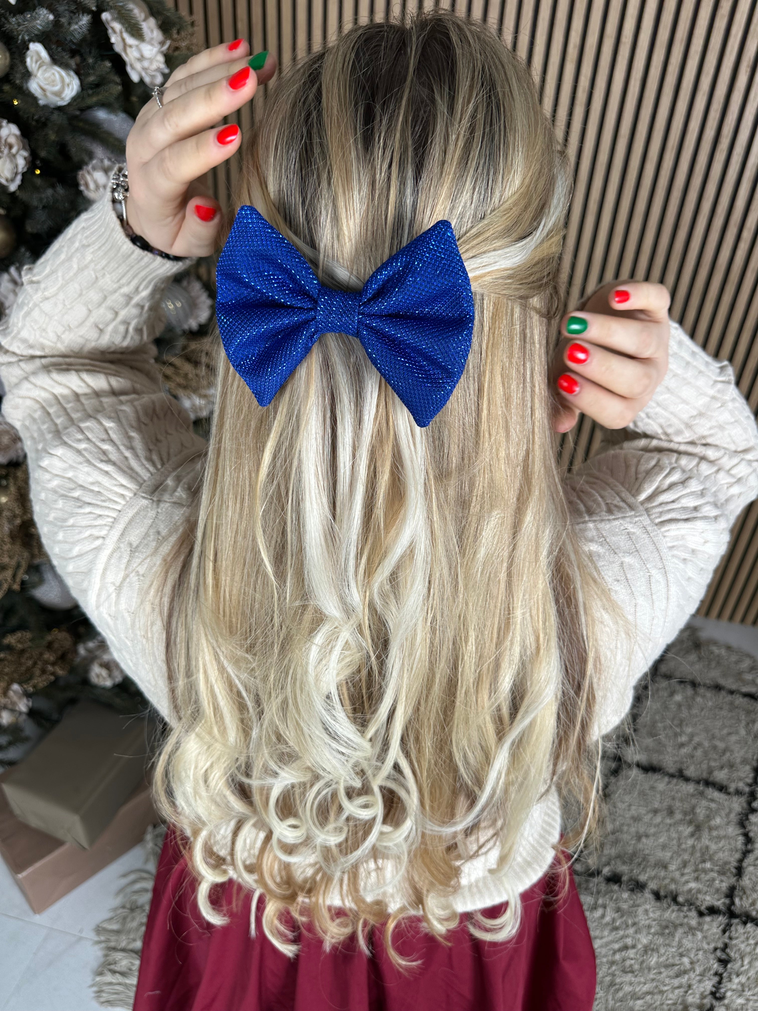 Karališkos mėlynos žėrintis kaspinas💙