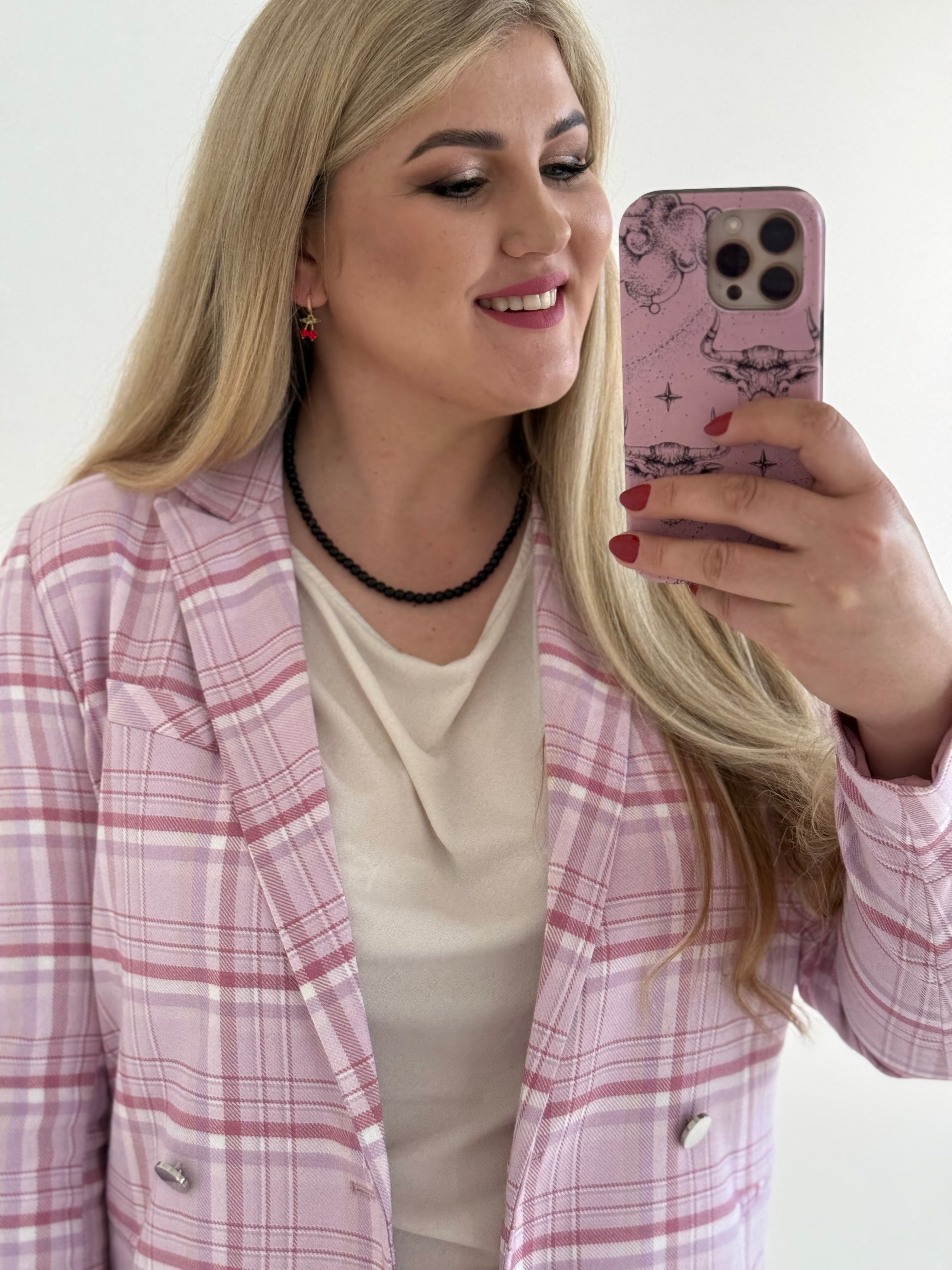 Stiklinių perlų juodas vėrinys