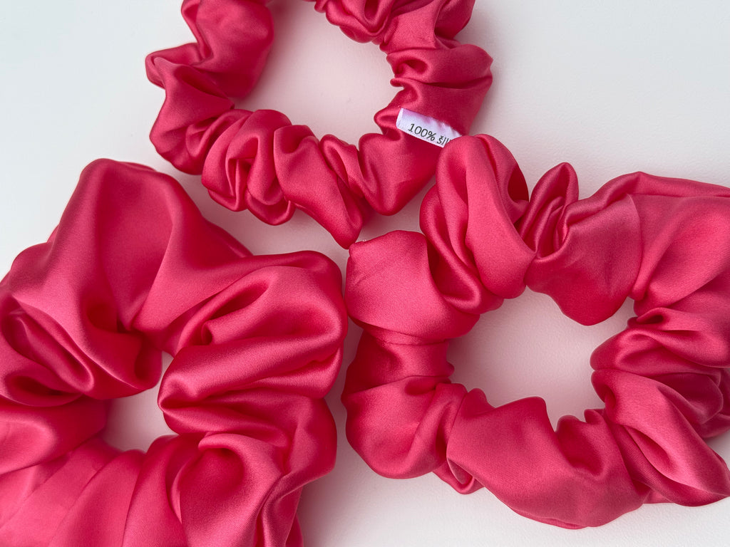 Pink Crush natūralaus Itališko mulberry šilko gumelė