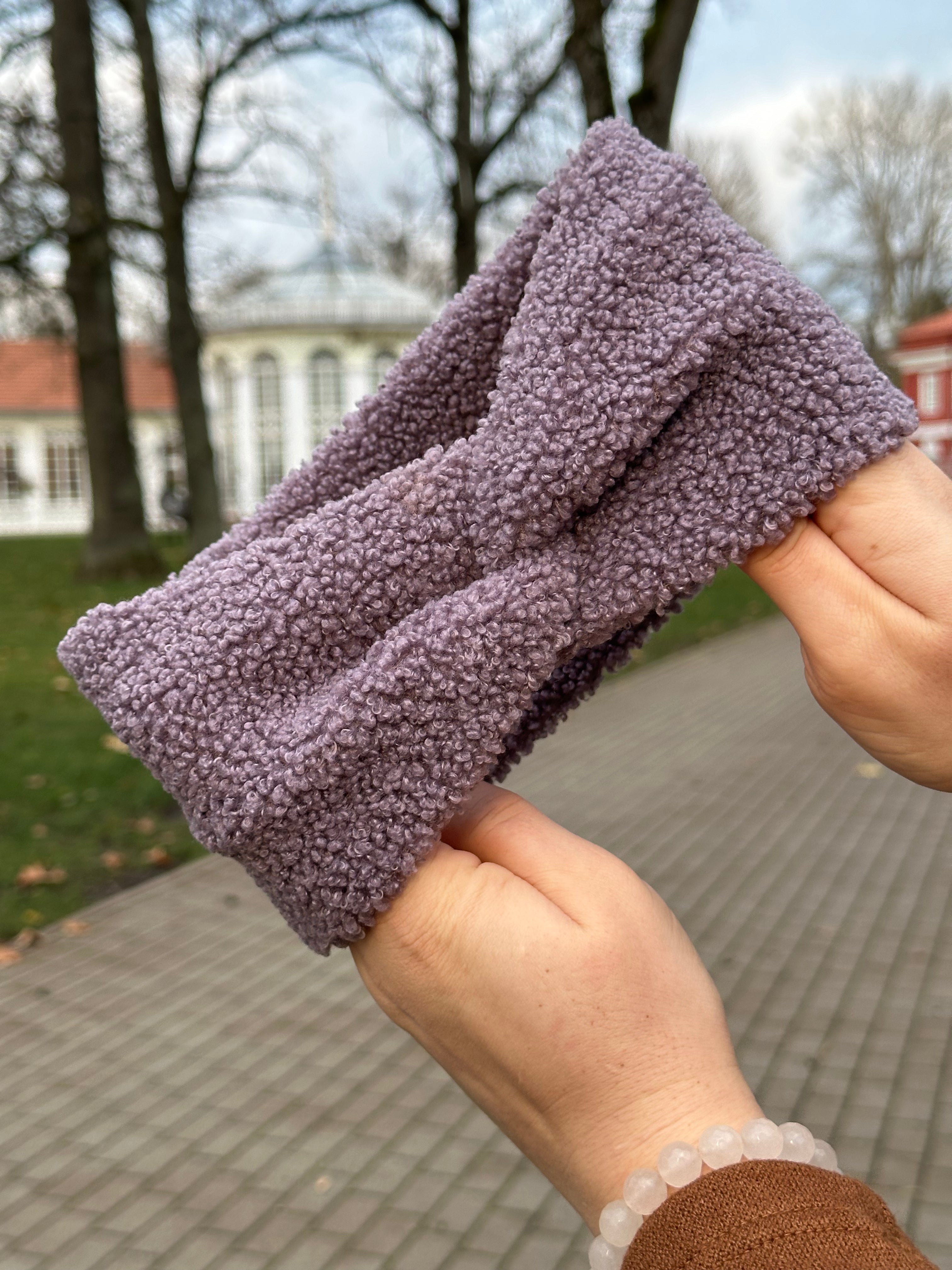 Pelenų alyvinė Teddy 🧸 galvajuostė