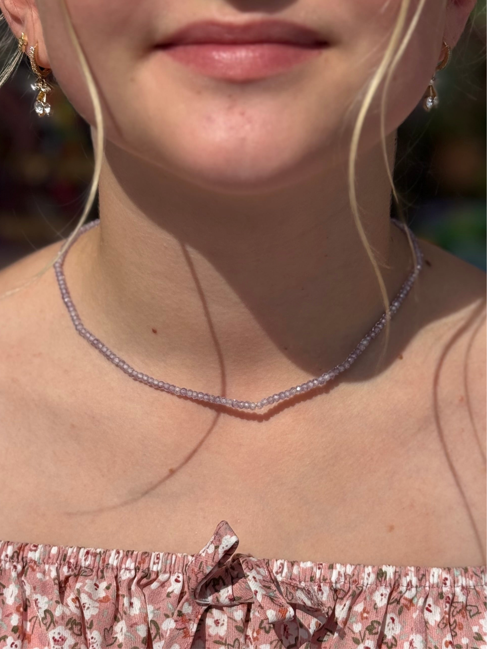 Alyvinis cirkonių minimalistinis vėrinys 🫟