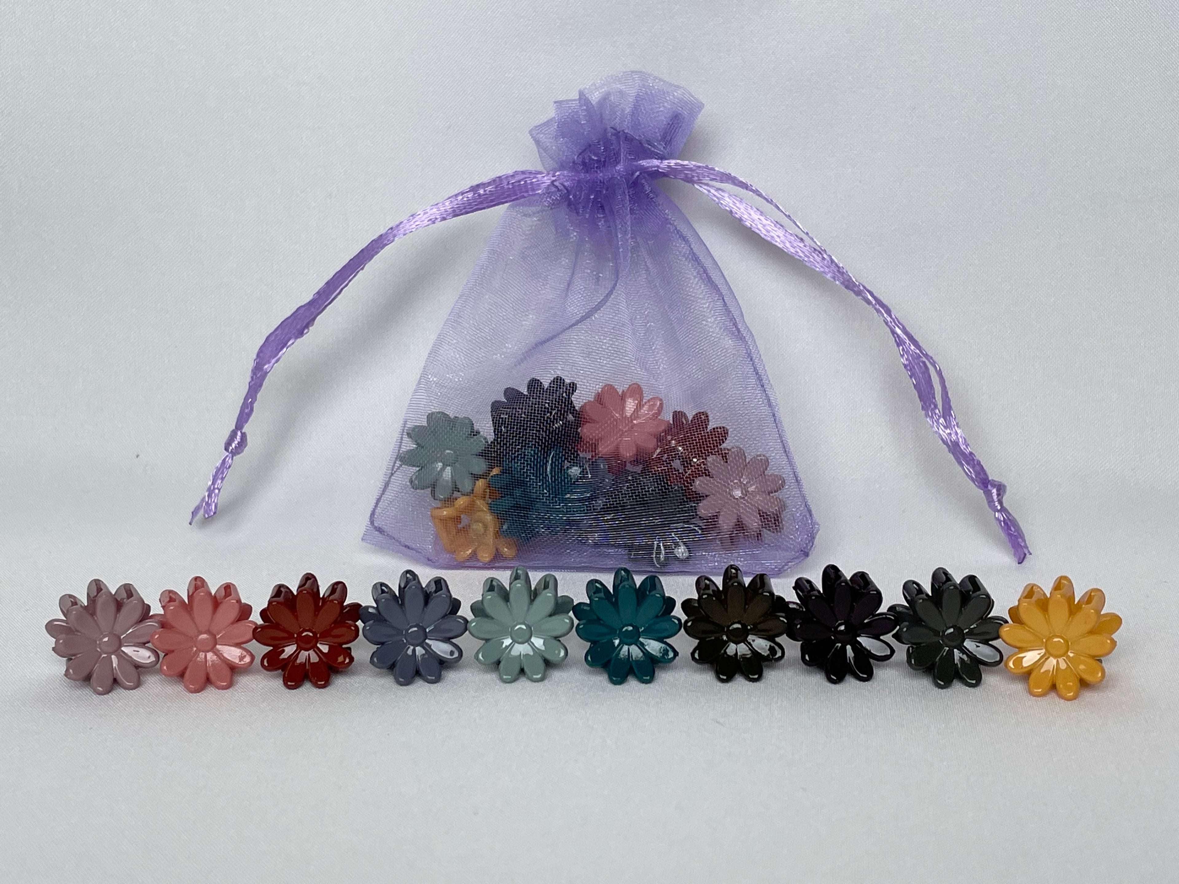 Mini Kapkap blizgiu paviršiumi gėlytės 🌼