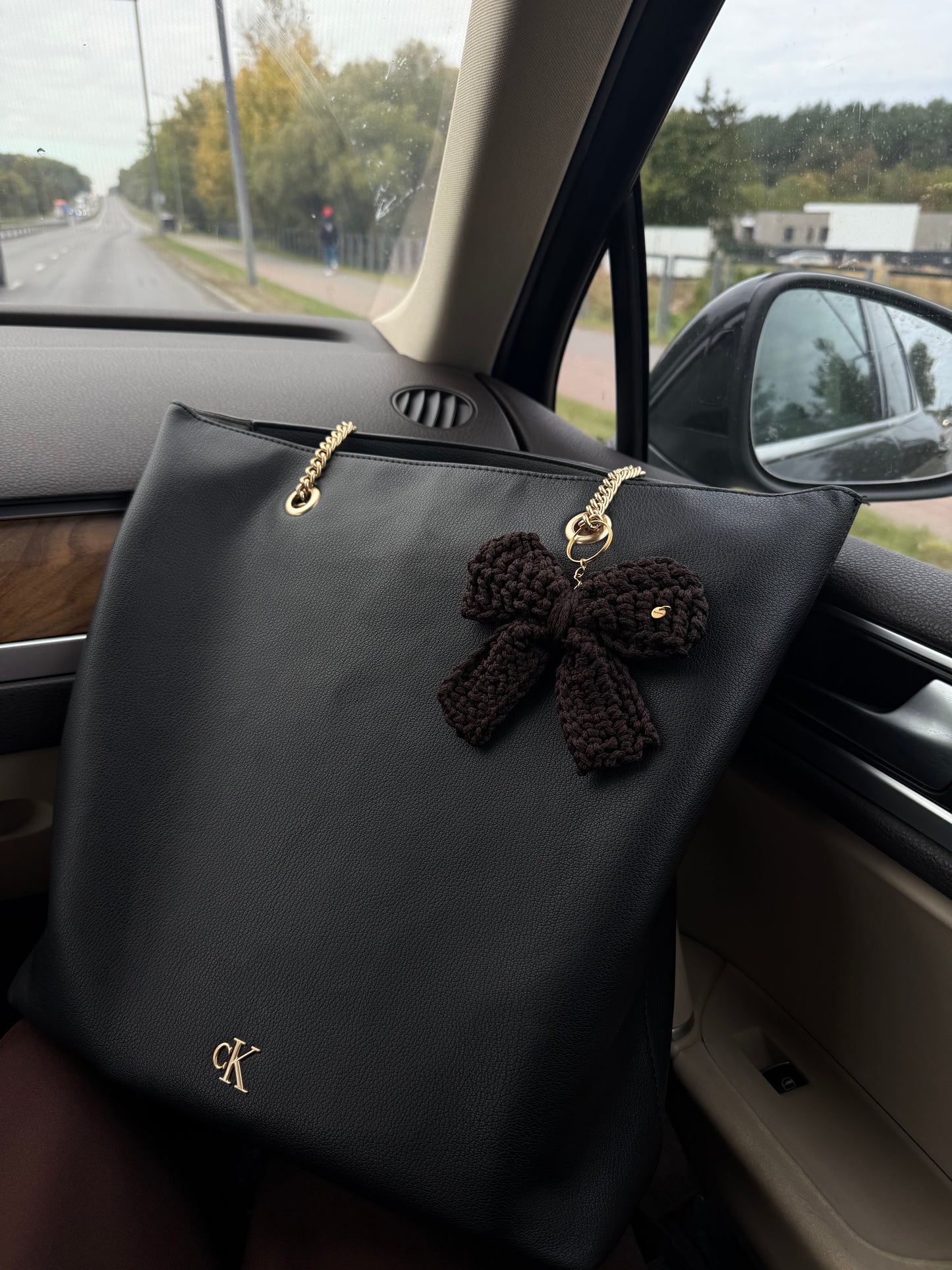 Šokoladinis kaspinas - raktų pakabukas