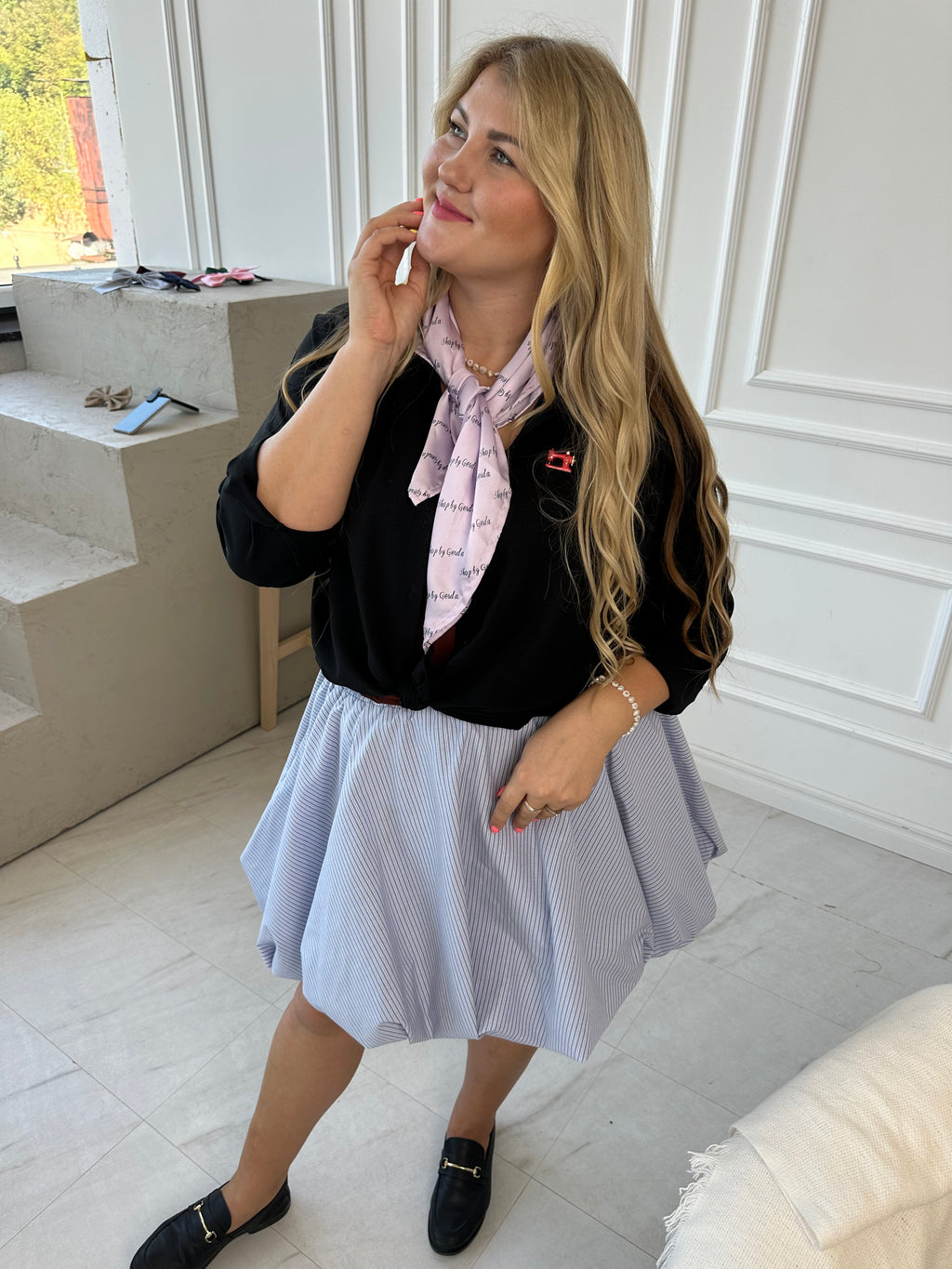 Alyvinė skarelė | SBG dizainas