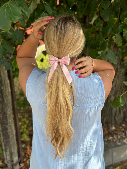 Baby pink kaspinukas