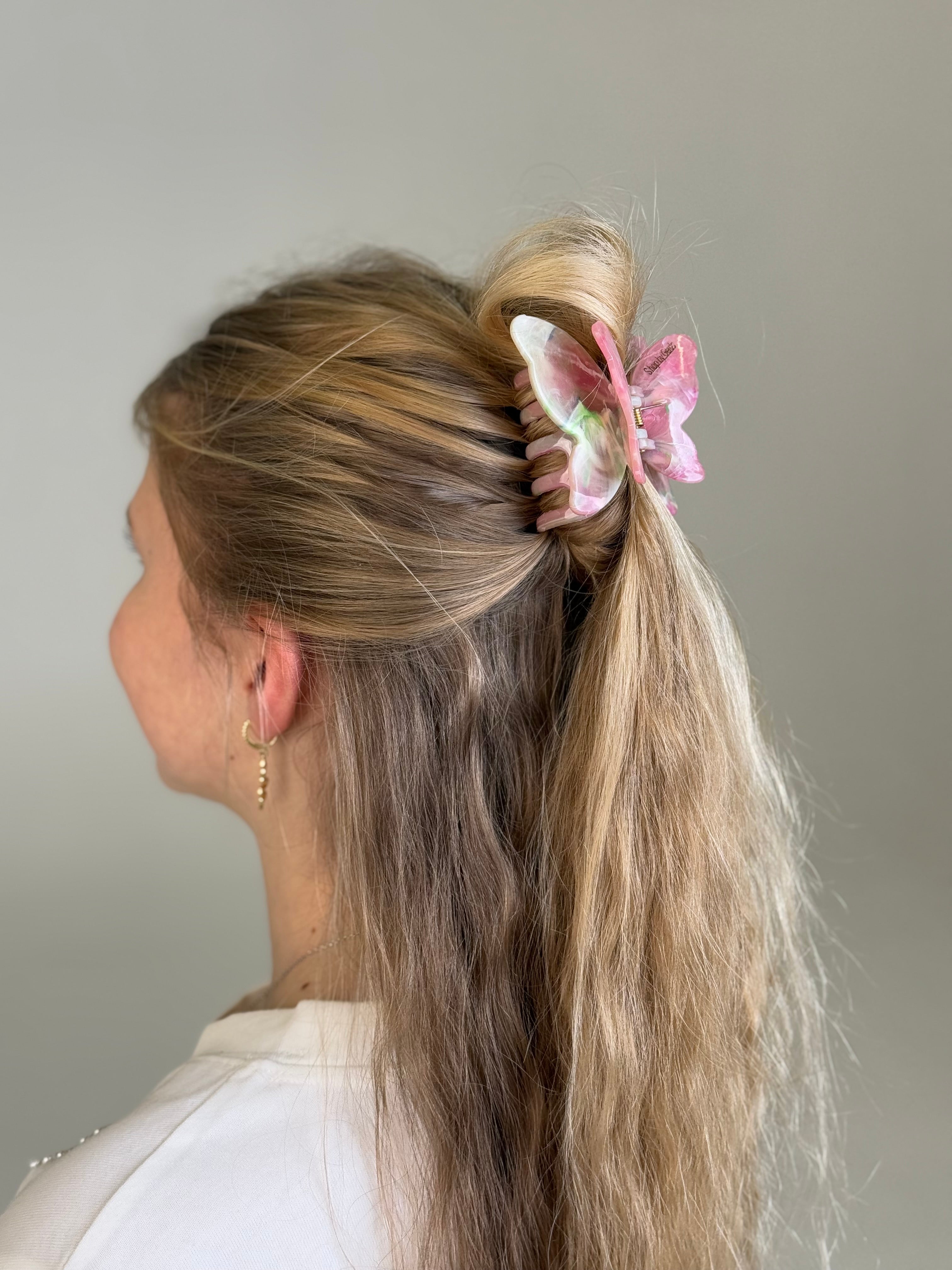 Rožinis drugelis kapkap