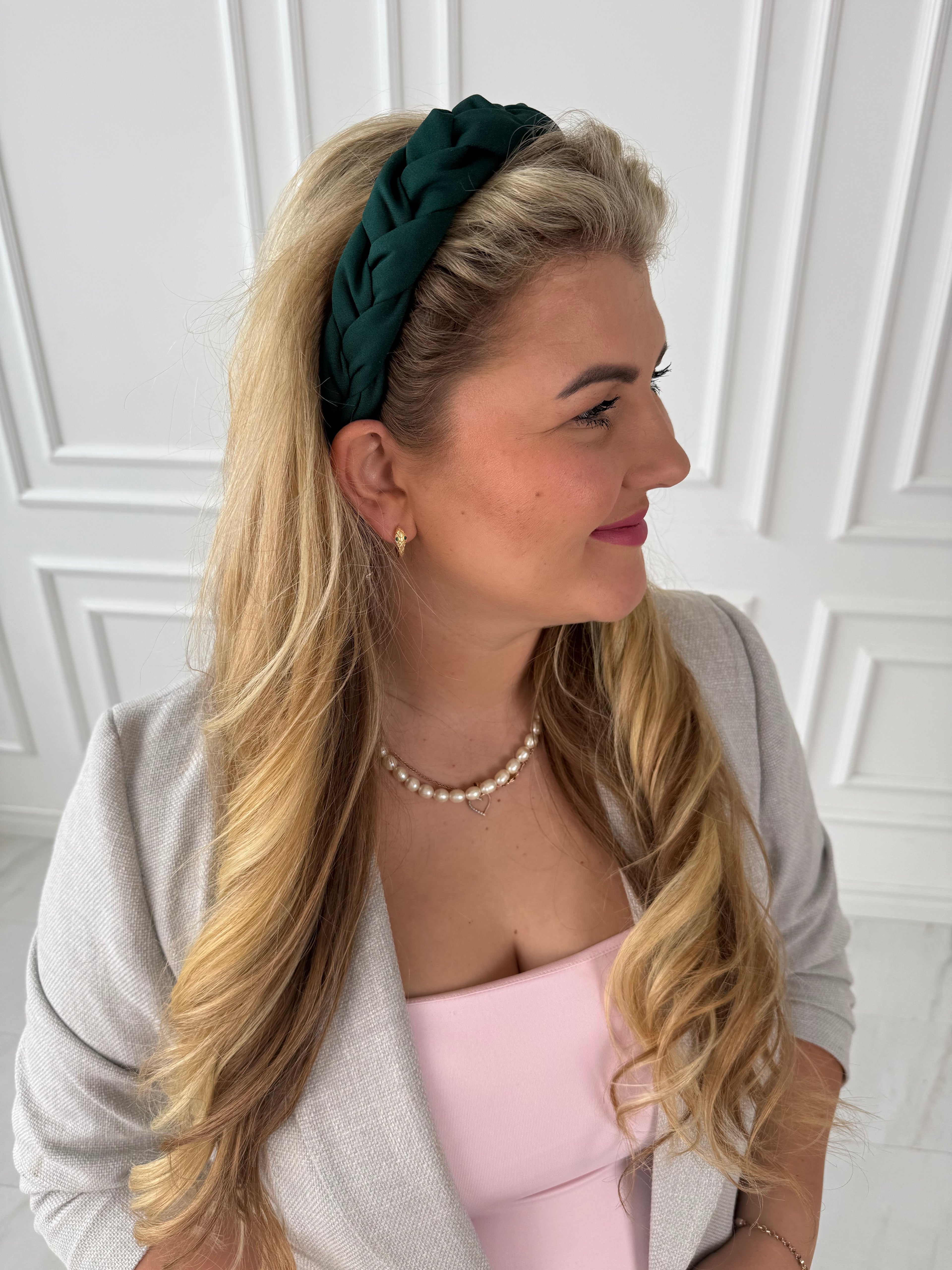 Smaragdinis matinis pintas lankelis