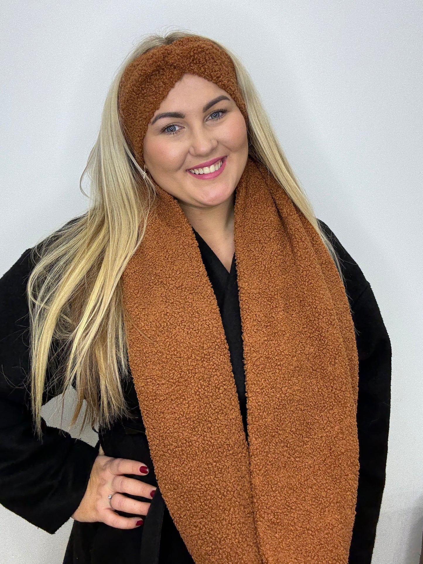 Šviesiai ruda Teddy 🧸 galvajuostė