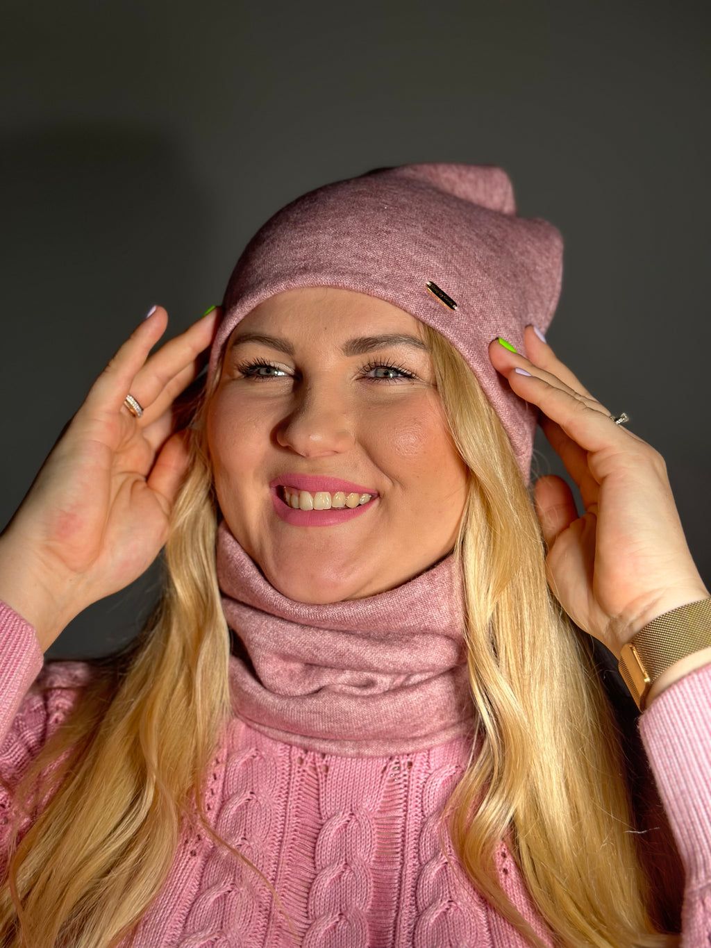 Merino vilnos rožinė mova