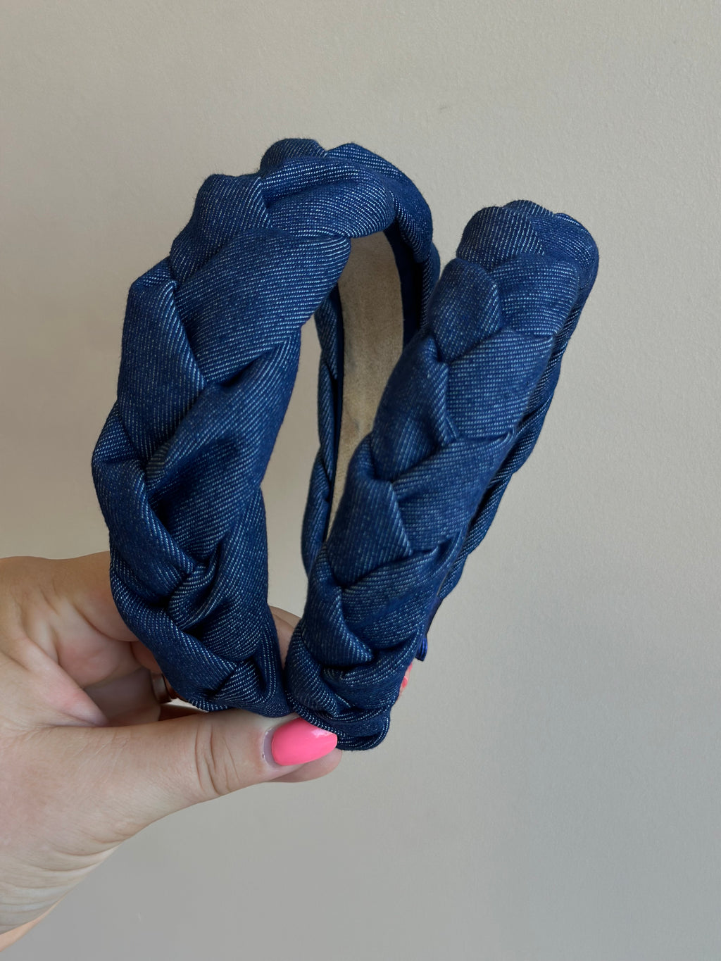 Džinsinis mėlynas lankelis 💙