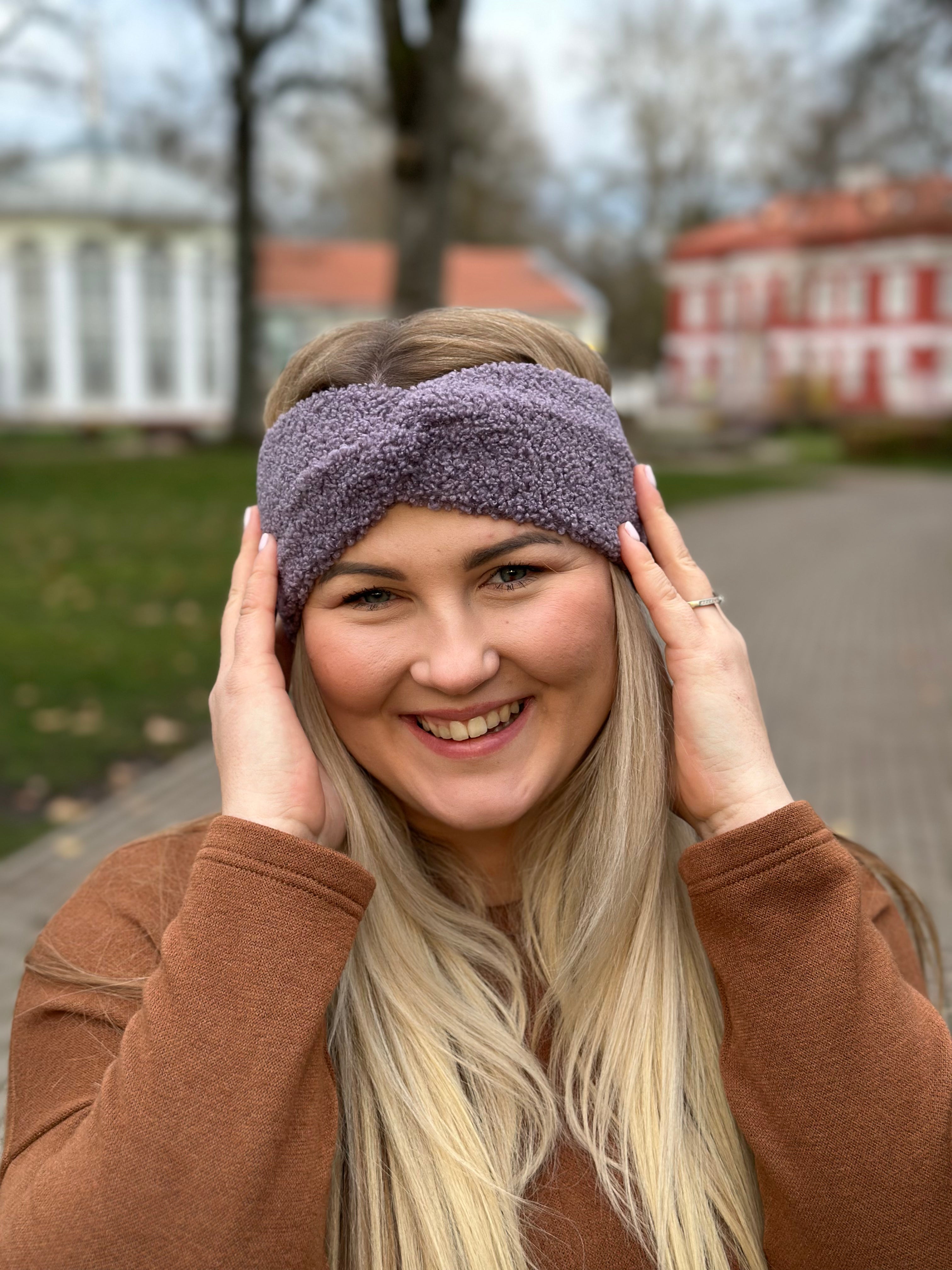 Pelenų alyvinė Teddy 🧸 galvajuostė
