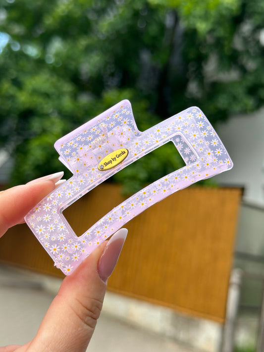 Rožinis KapKap su ramunėlėmis 8,5cm