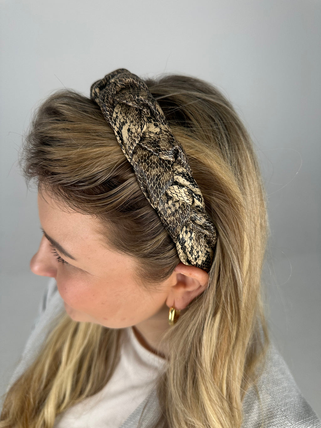 Gyvatės rašto eko odos lankelis 🐍