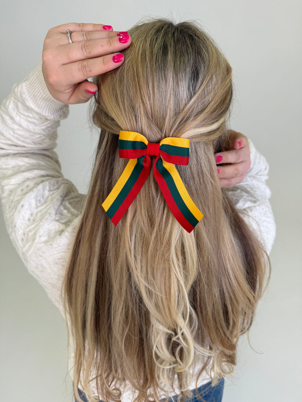 Lietuvos vėliavos spalvų kaspinukas 🇱🇹