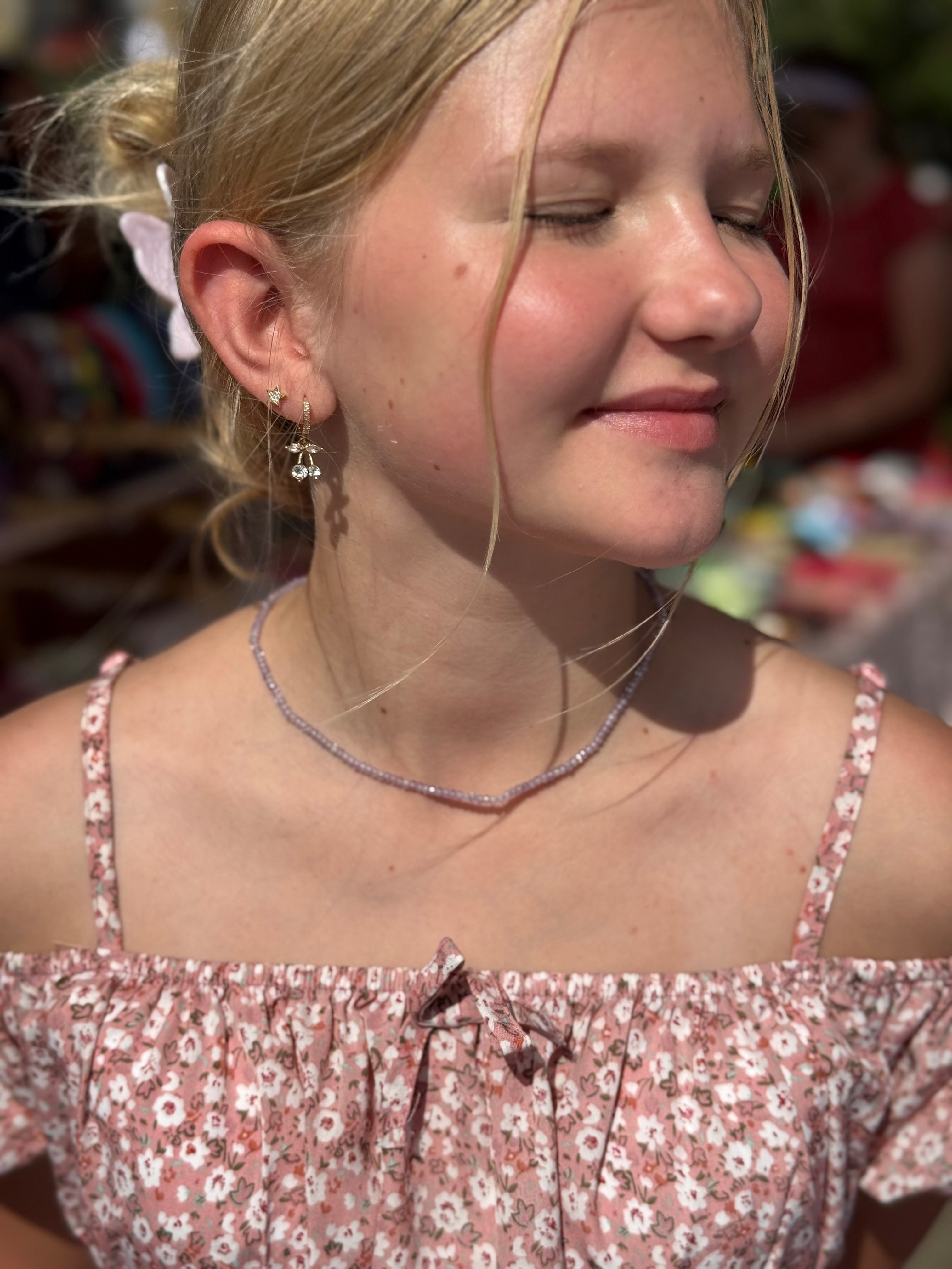 Alyvinis cirkonių minimalistinis vėrinys 🫟