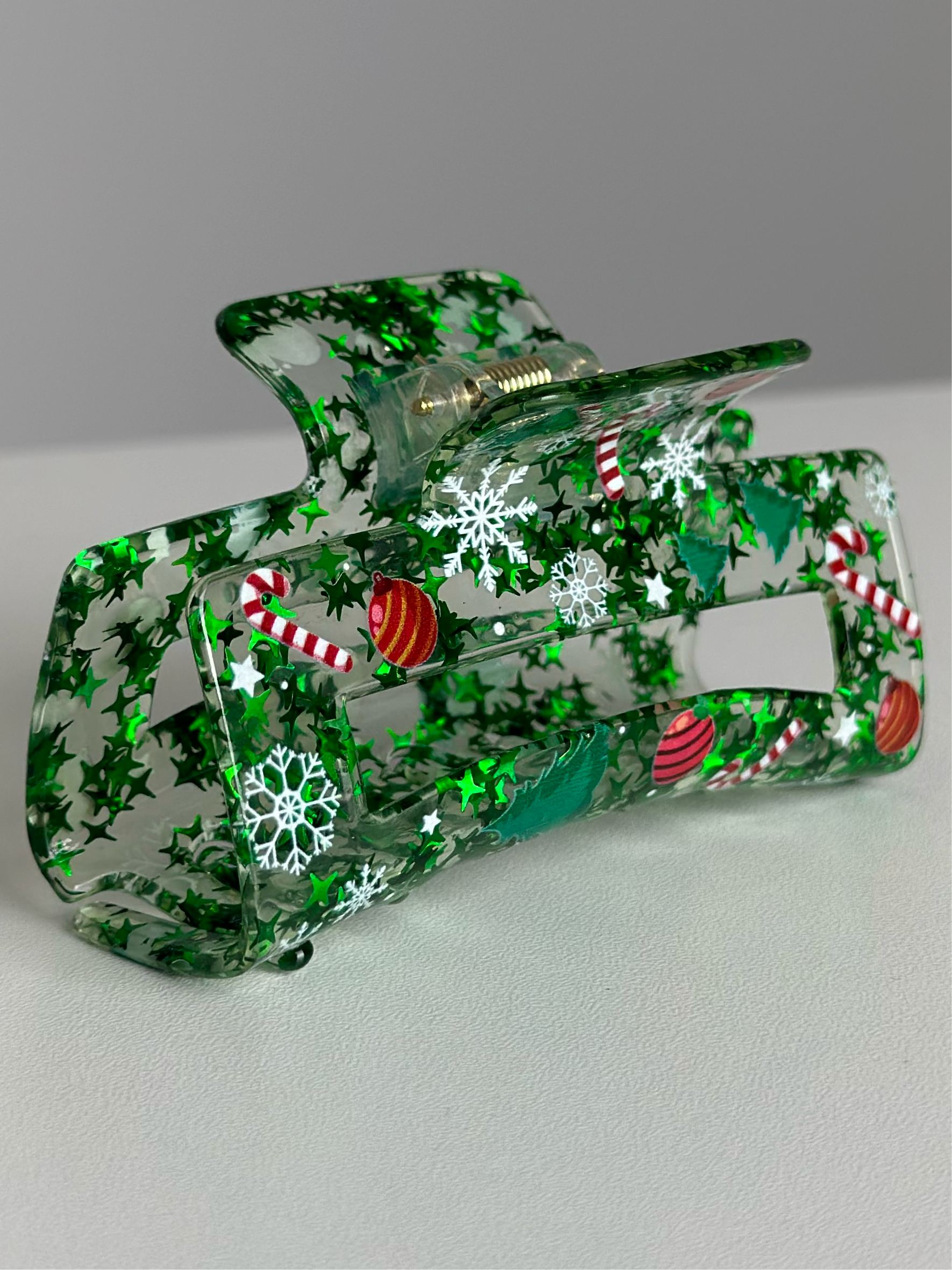 Žalias Kalėdinis kapkap 8,5cm