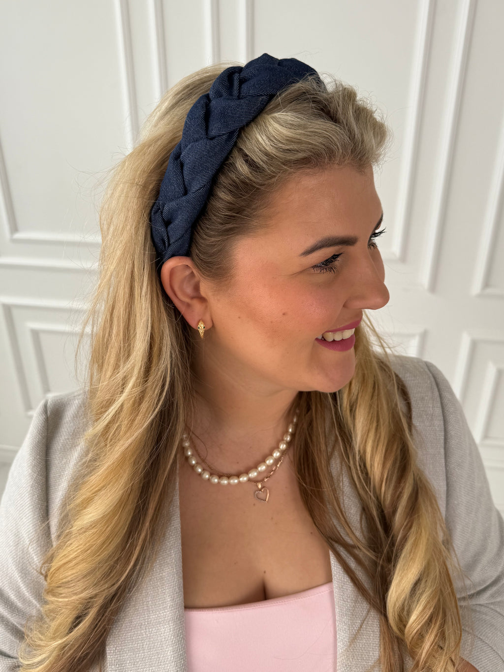 Džinsinis mėlynas lankelis 💙