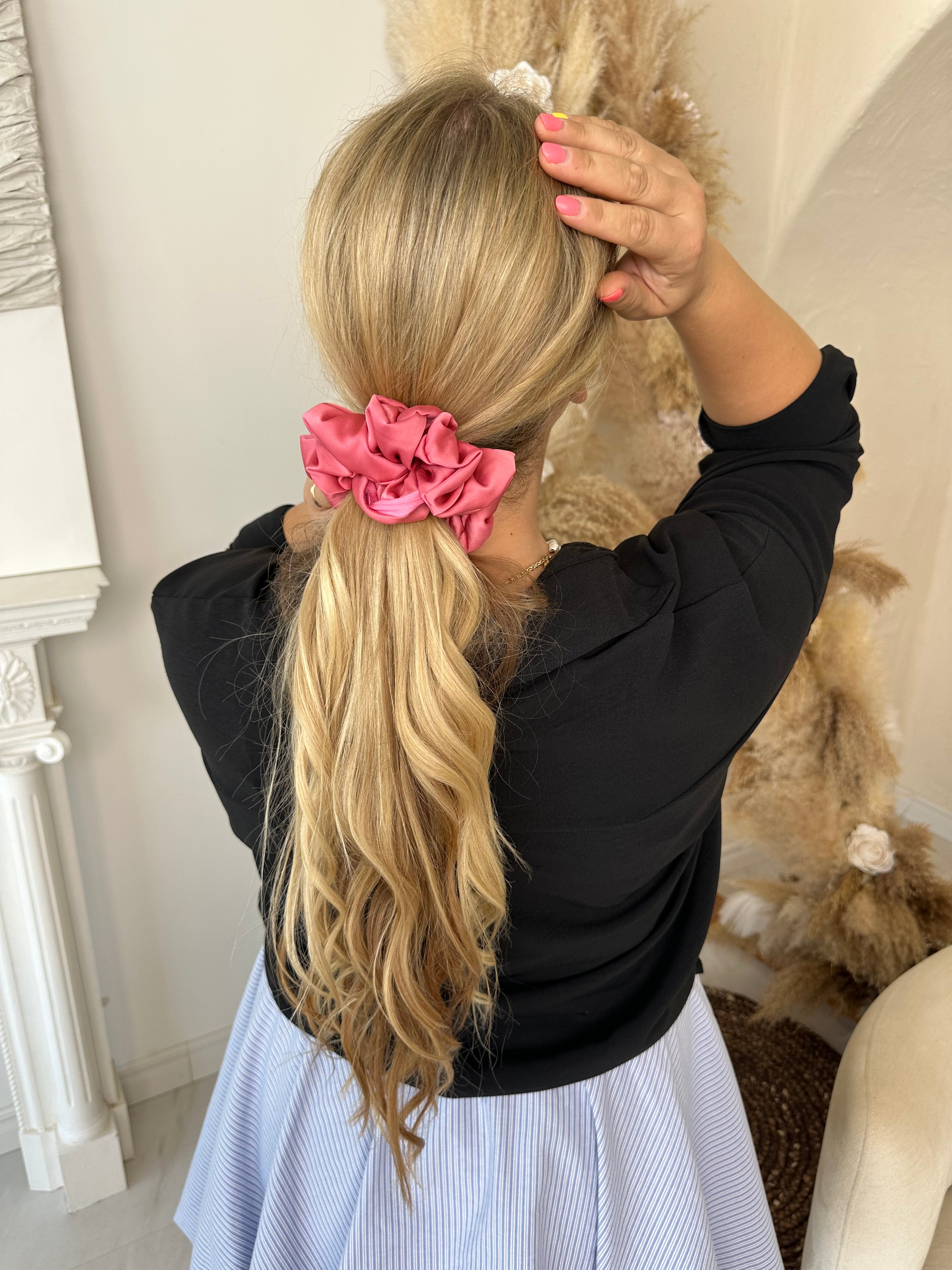 Koralinė gumelė su kišenėle! 🌺