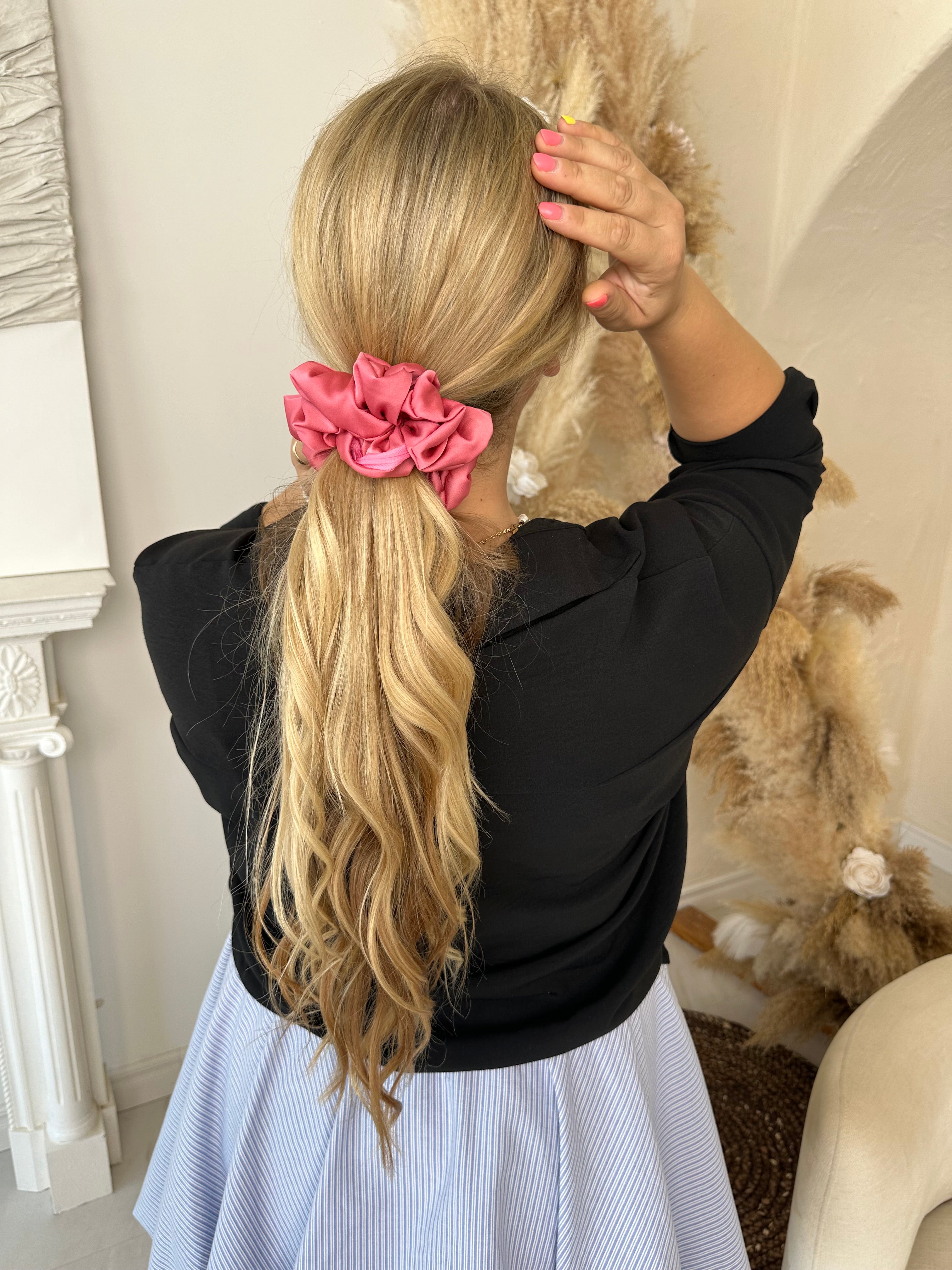 Koralinė gumelė su kišenėle! 🌺