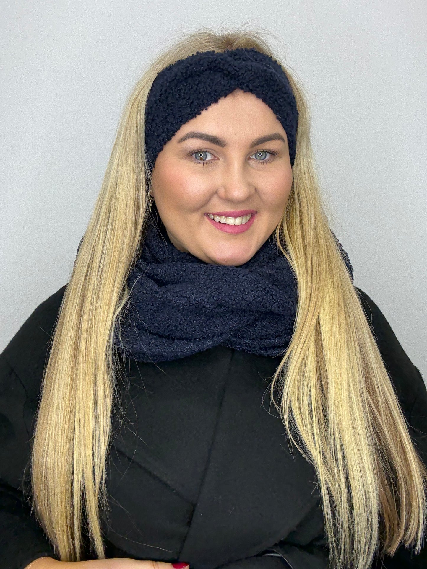 Tamsiai mėlyna Teddy 🧸 galvajuostė