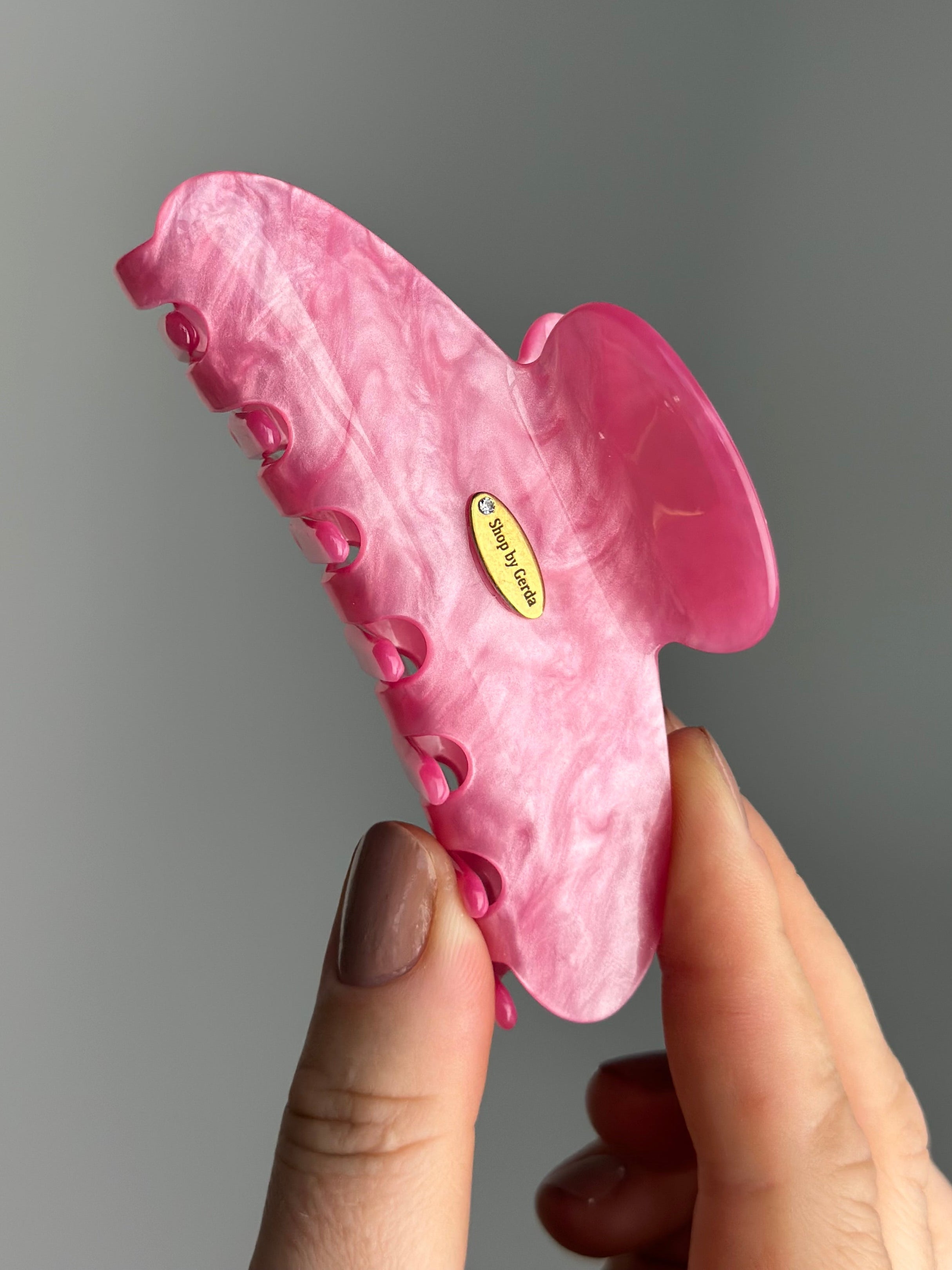 Celiuliozės acetato ciklameno marble kapkap 10cm