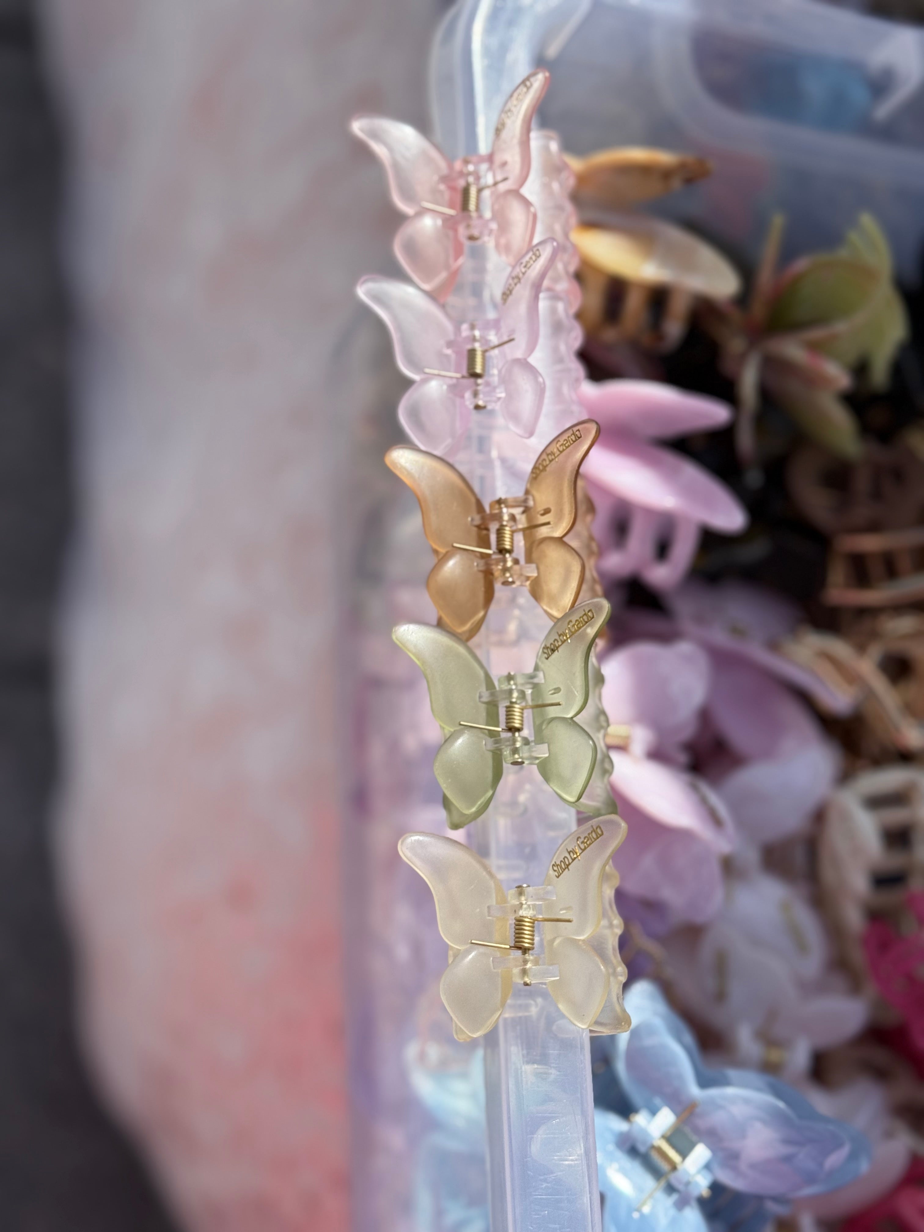 Pasteliniai drugeliai kapkap 5 spalvos