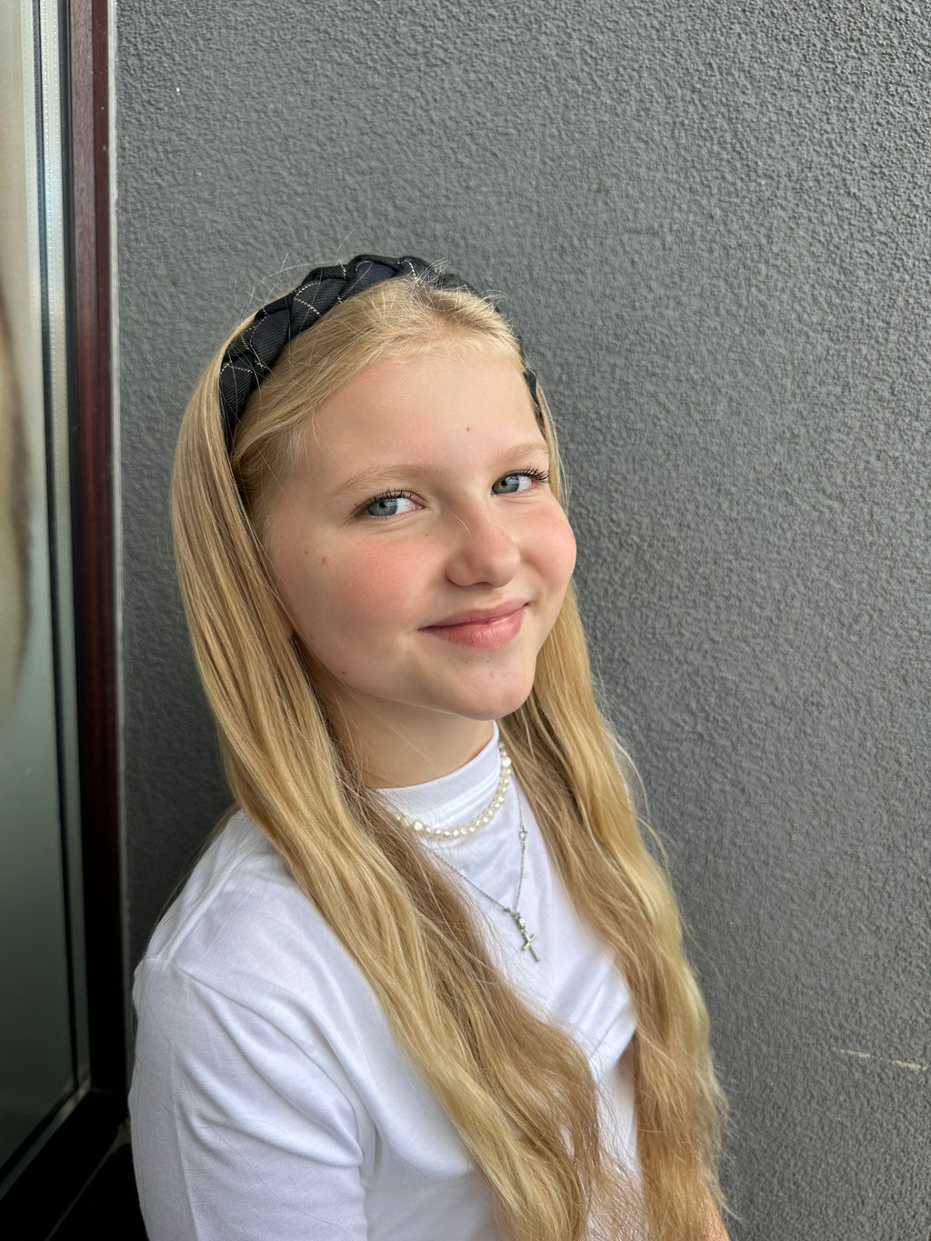 Tamsiai žalias languotas lankelis 💚