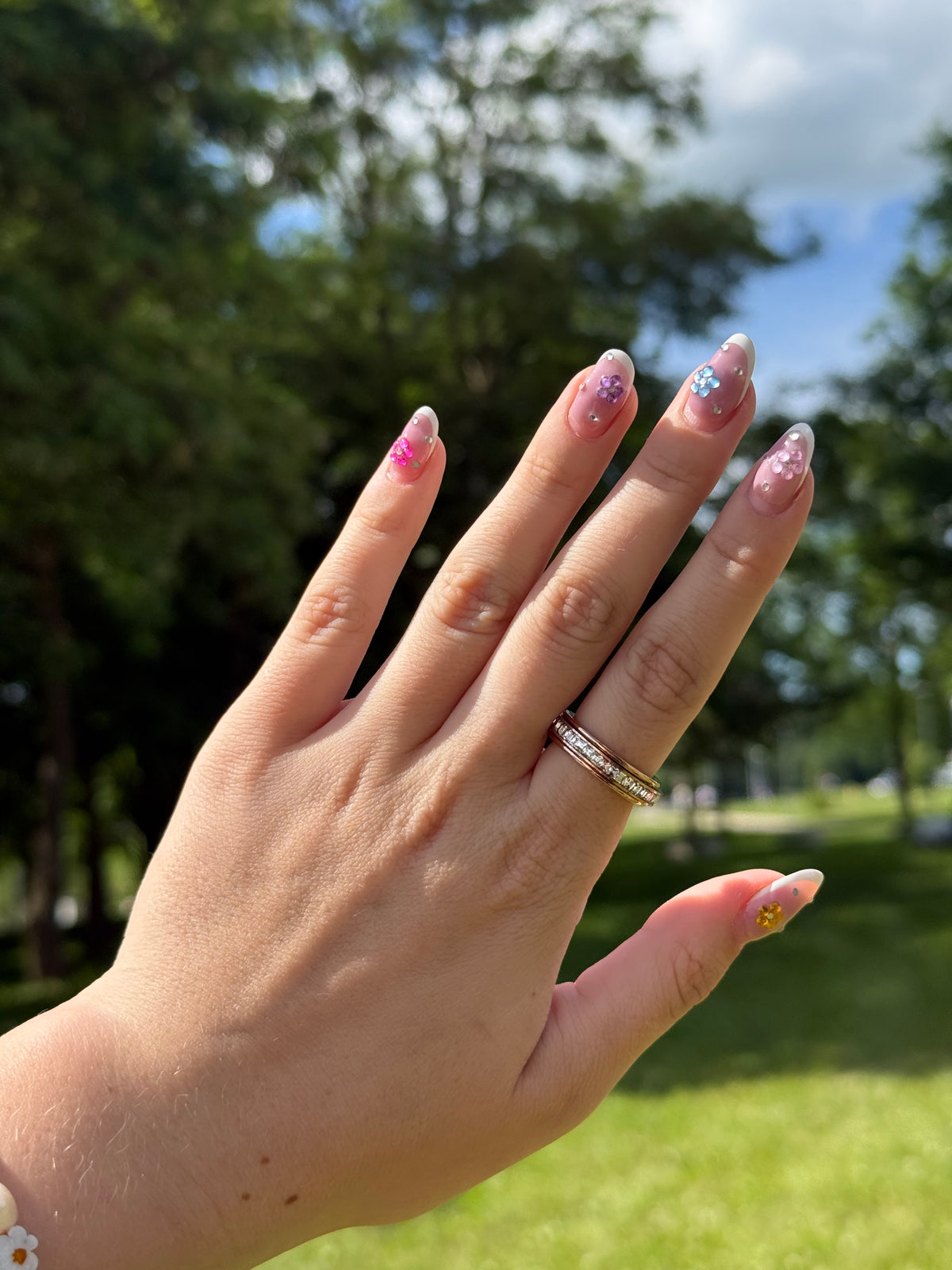 Rose gold Antistresinis žiedas