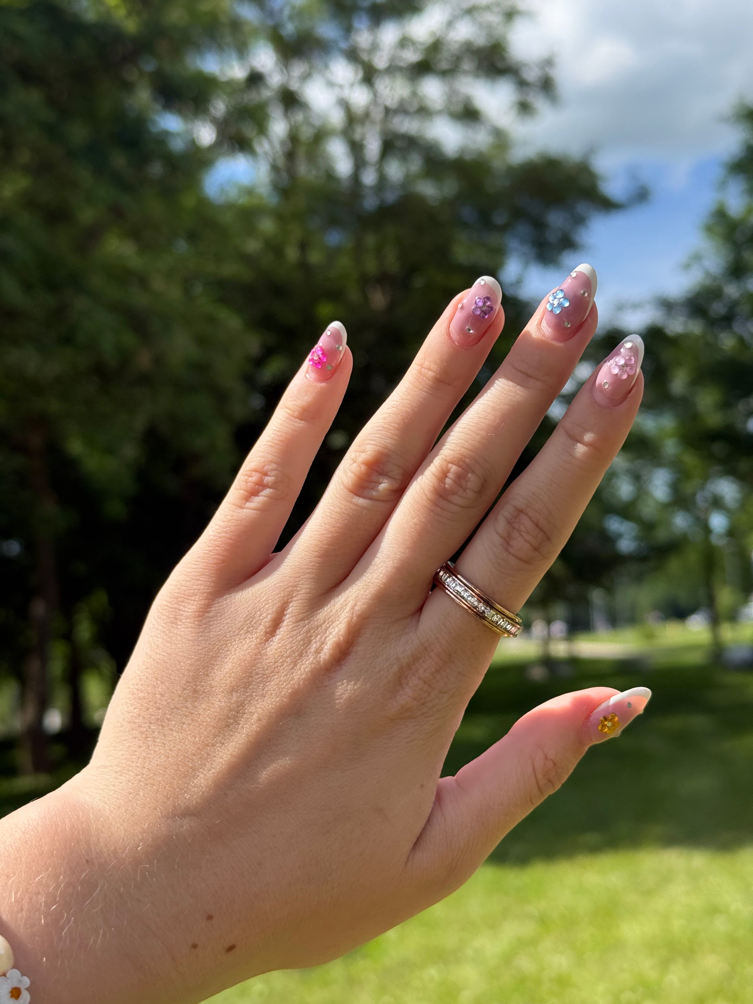 Rose gold Antistresinis žiedas