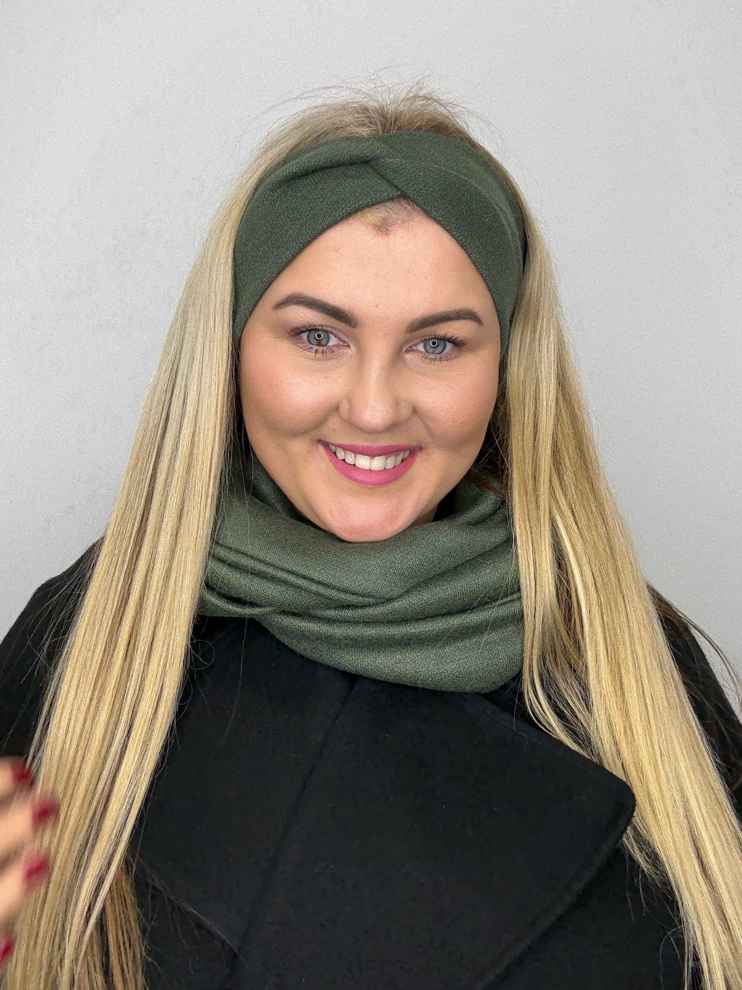 Merino vilnos chaki galvajuostė 💚