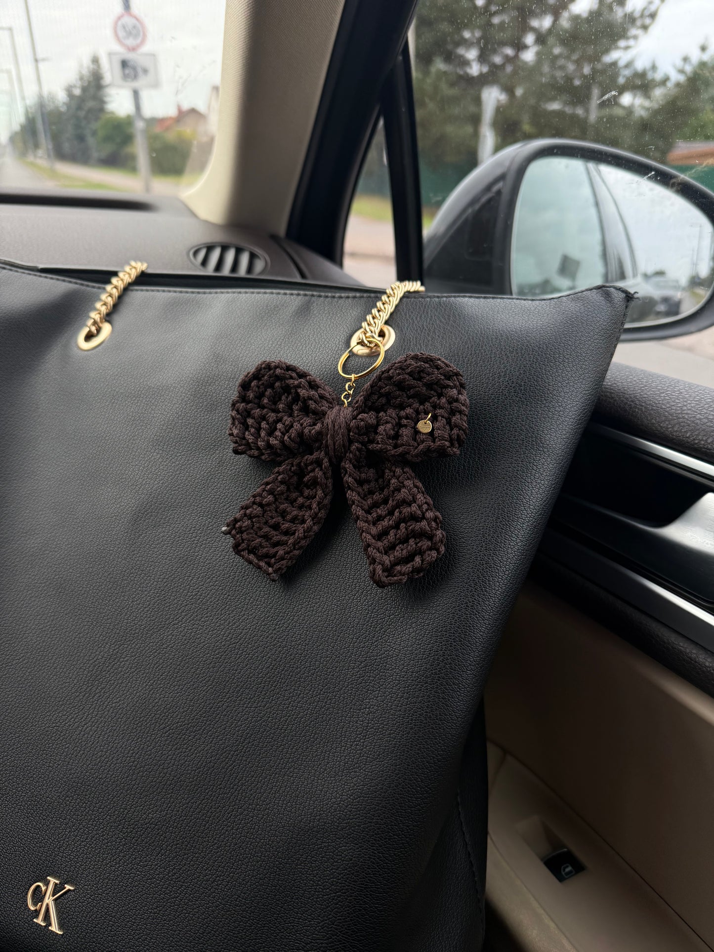 Šokoladinis kaspinas - raktų pakabukas