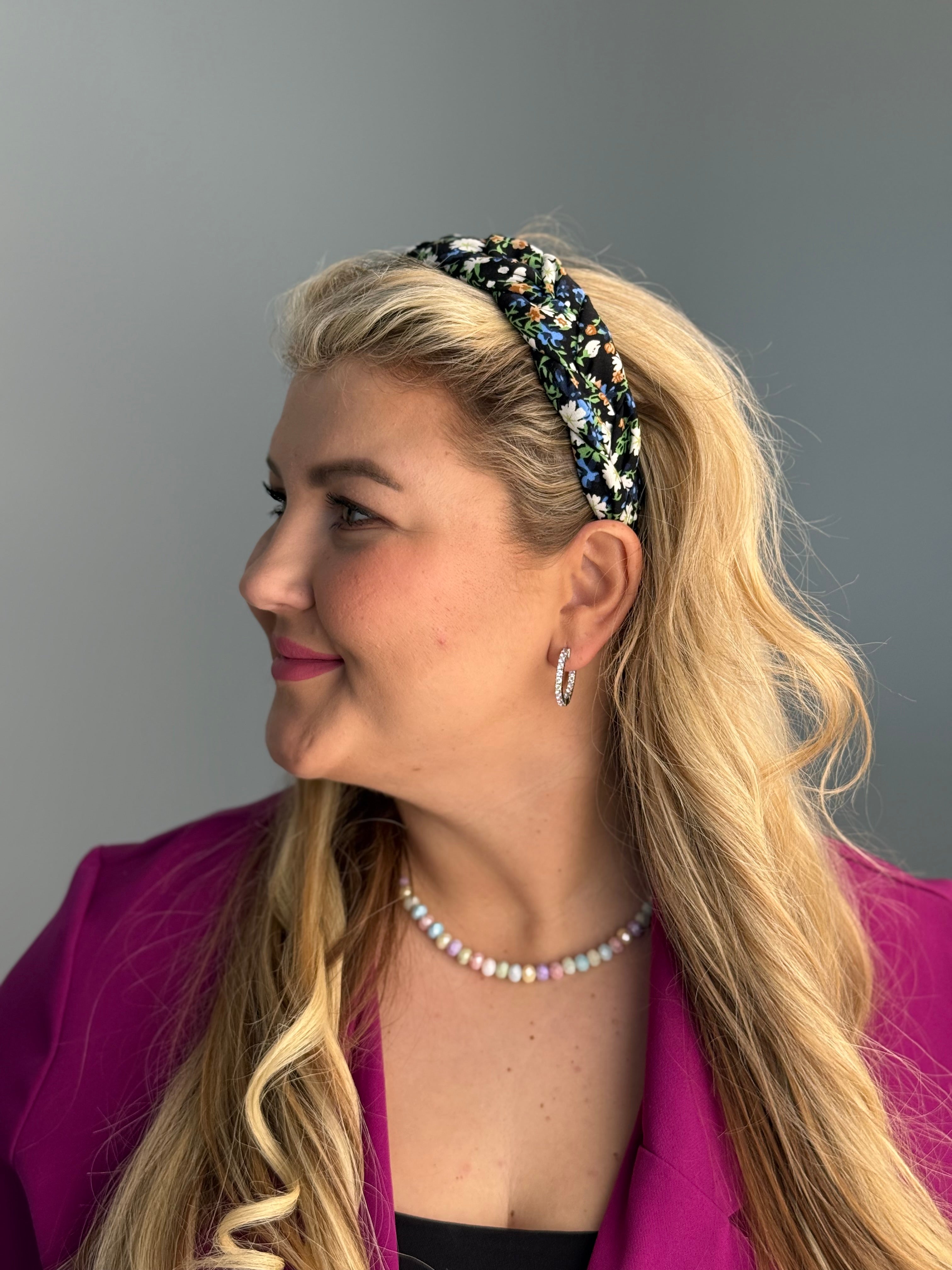 Dvipusės rinkutės su cirkonio akutėmis 25mm | Sidabro spalva