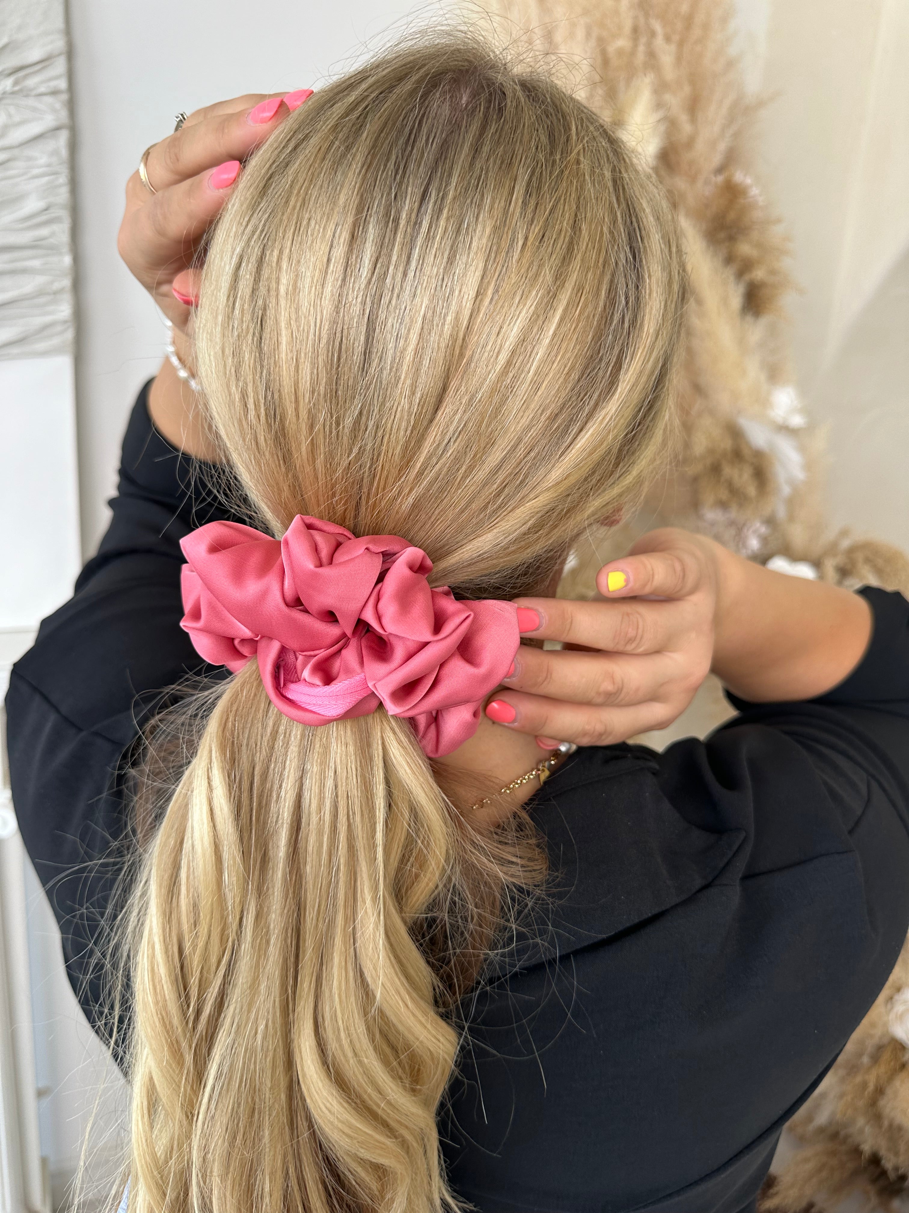 Koralinė gumelė su kišenėle! 🌺