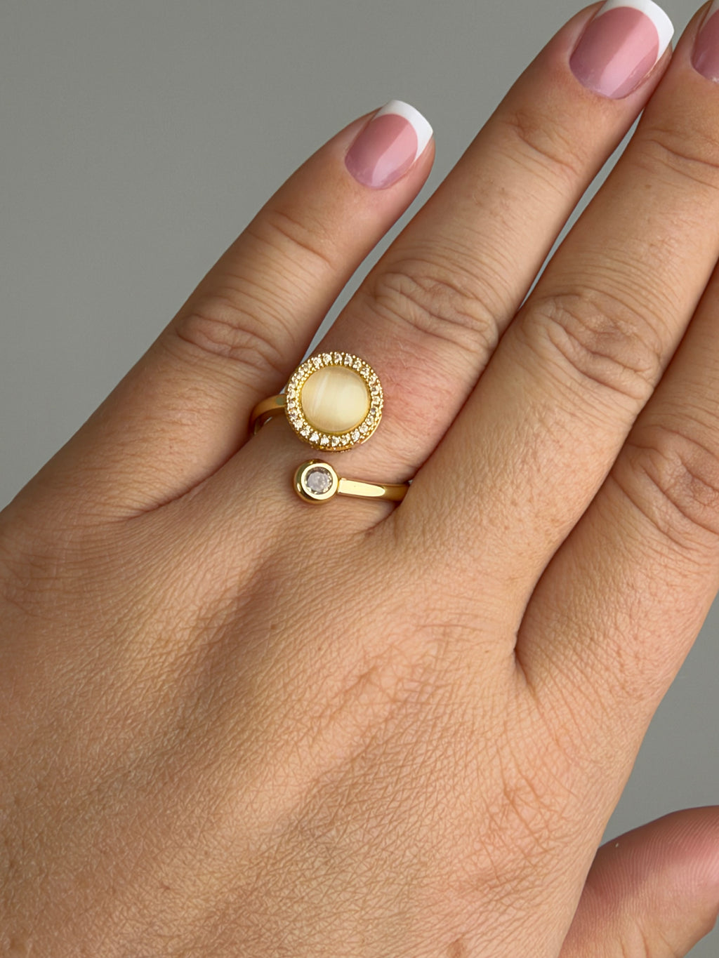 Antistresinis žiedas Minimalistic  GOLD
